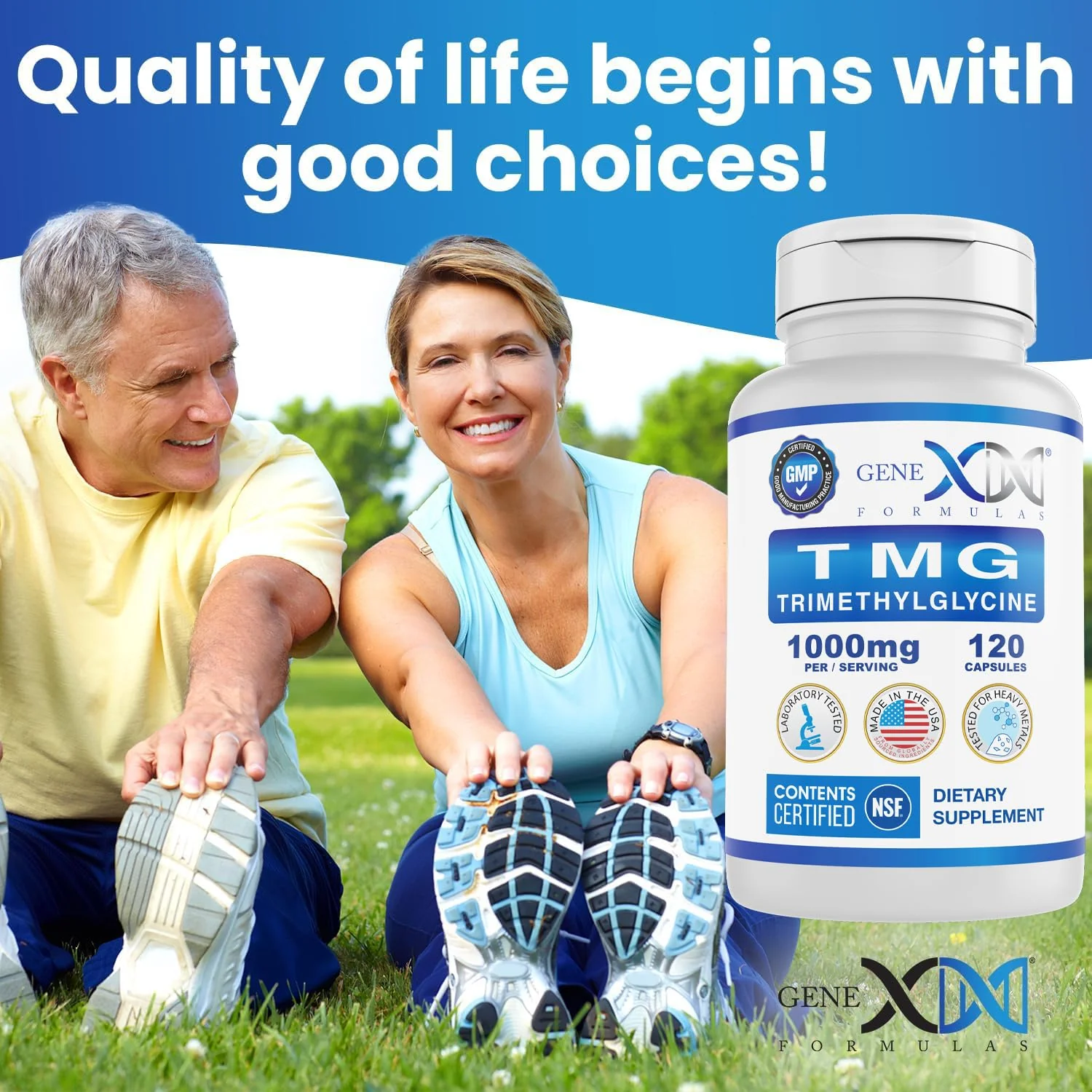 Genex Formulas TMG 1000mg - 360 Capsules | NSF Certified, Gluten Free & Non-GMO - Image 5