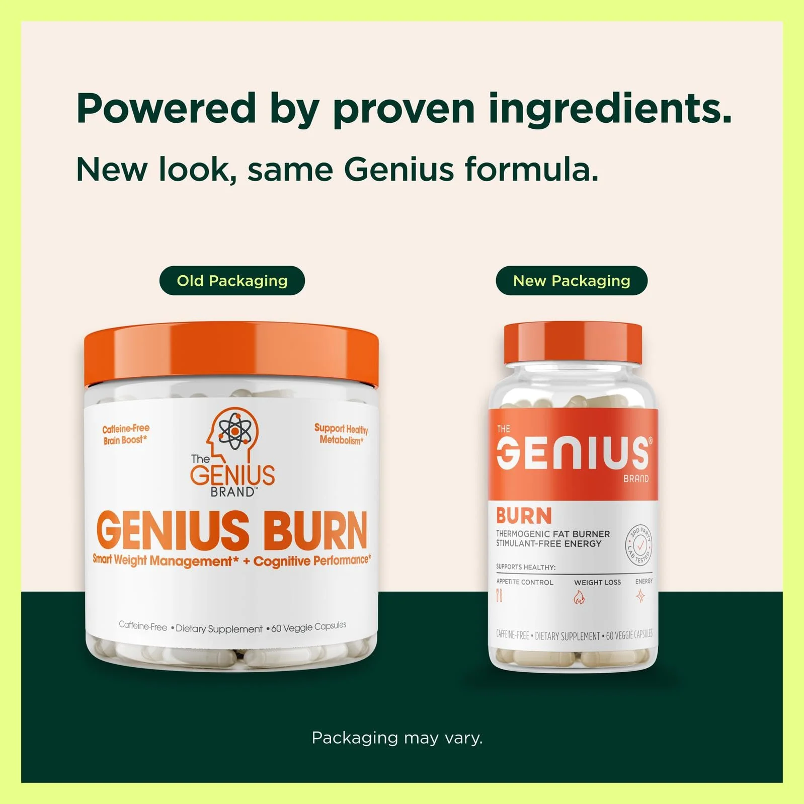 Genius Burn Thermogenic Fat Burner - 60 Diet Veggie Pills for Metabolism, Focus & Appetite Control - Image 2