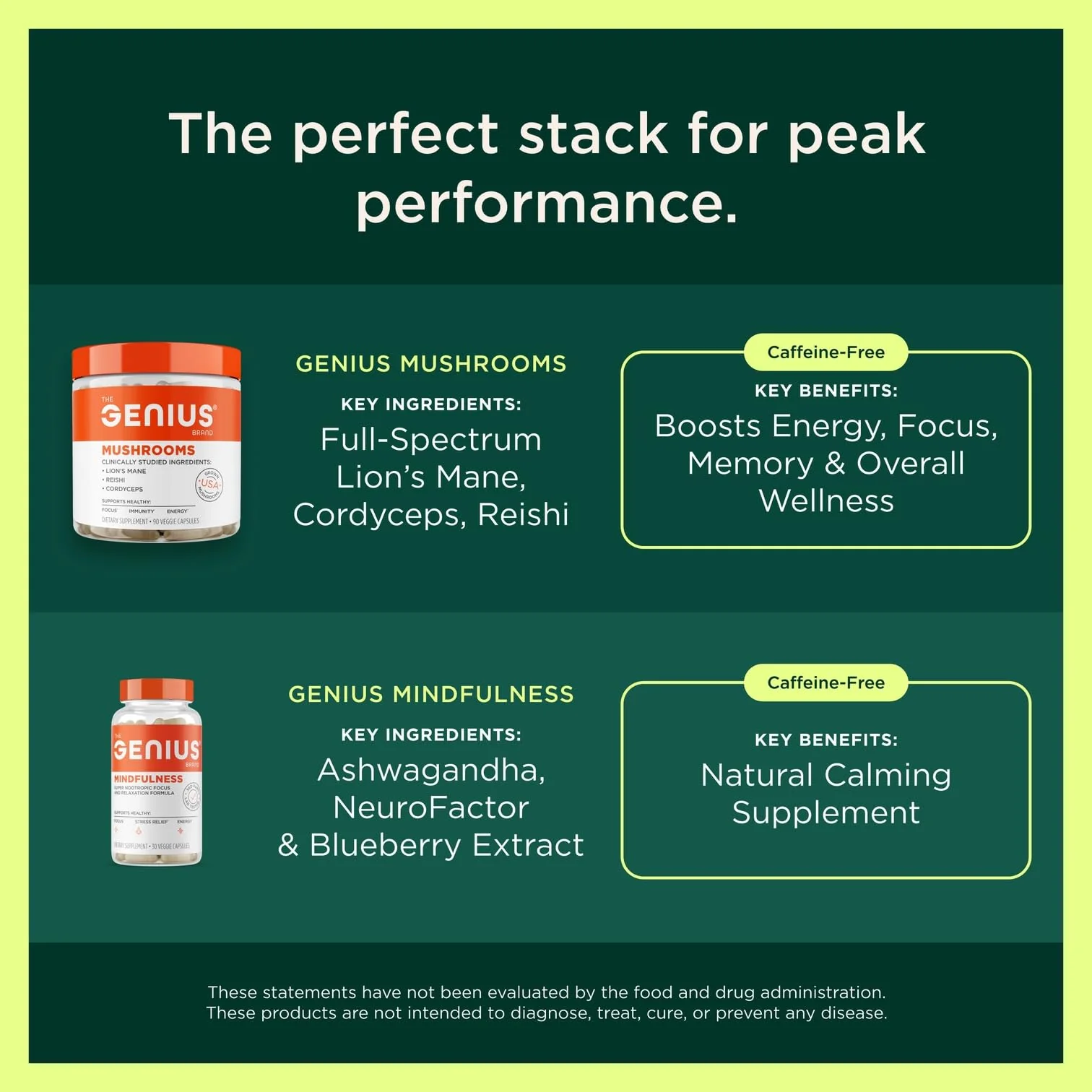 Genius Heart - Daily Heart Support Supplement | Vegan, Non-GMO, Gluten-Free | 60 Veggie Pills - Image 6