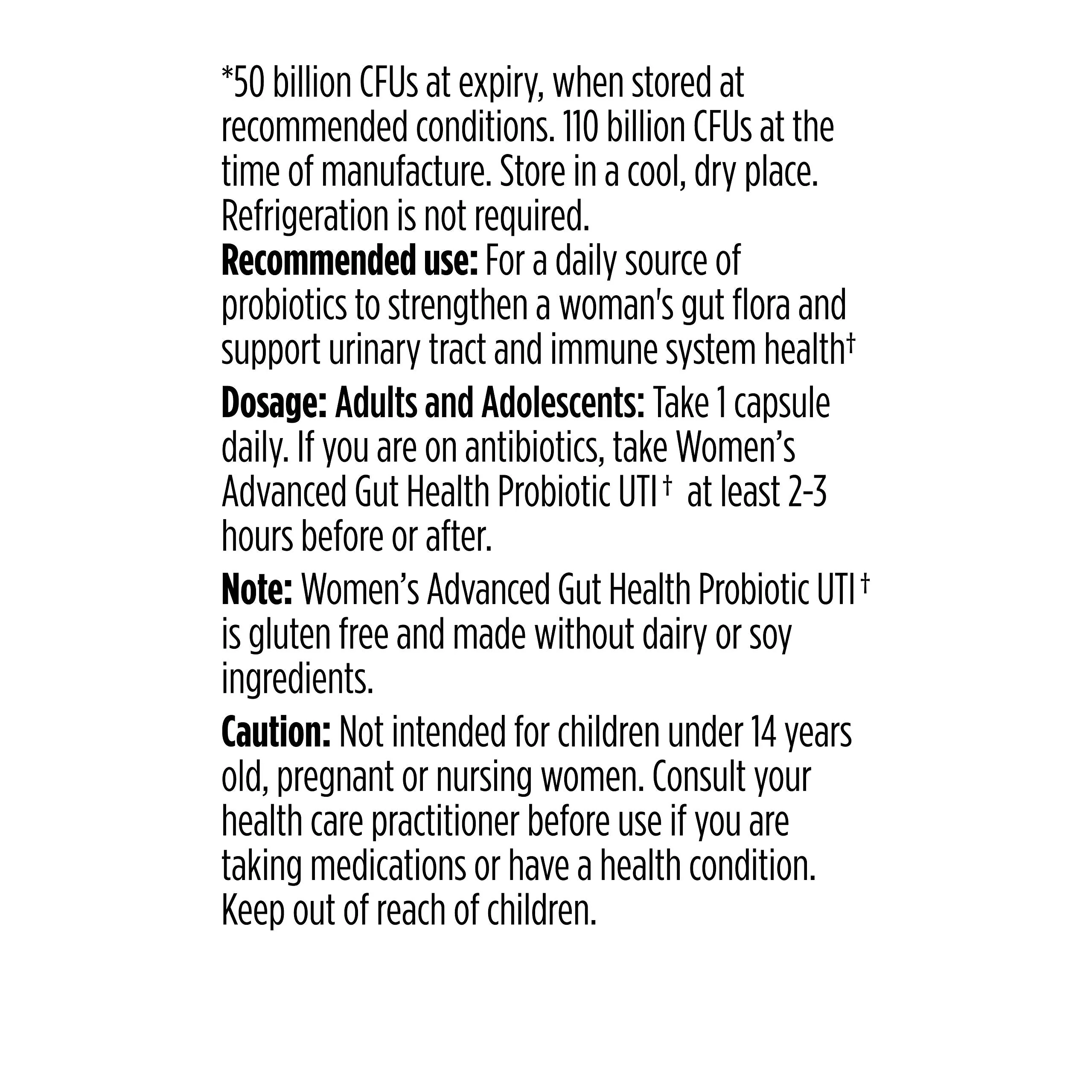 Genuine Health Women's Daily Probiotic for UTI Support – Cranberry, 30 Capsules - Image 4