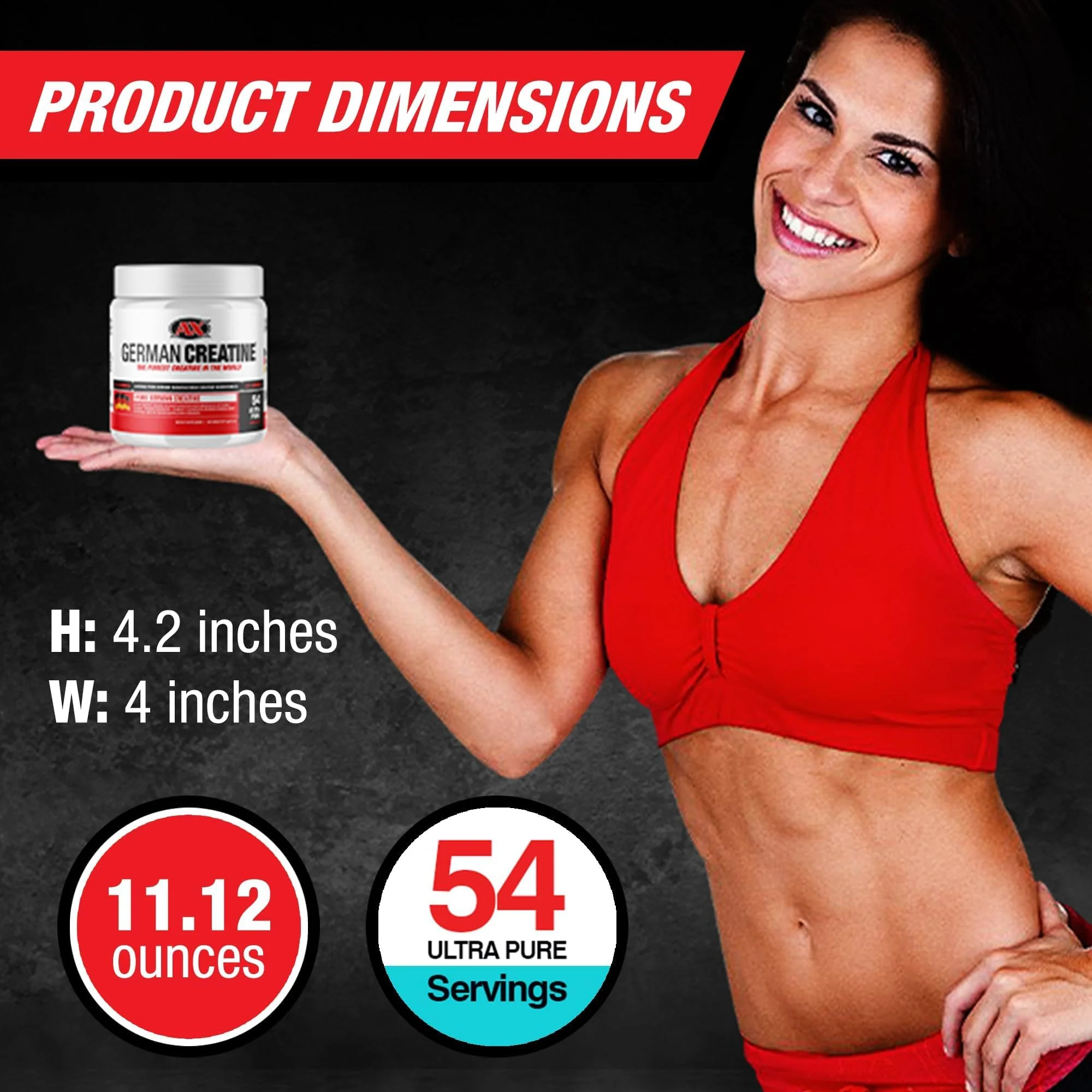 German Creatine Micronized Monohydrate Powder | 99.99% Creapure, Unflavored, 270g (54 Servings) – 3rd-Party Tested - Image 13