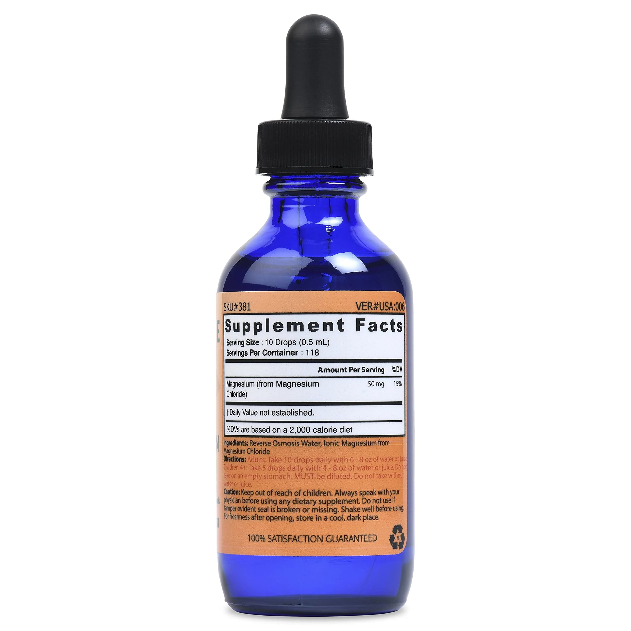 Glass Bottle Good State Liquid Ionic Magnesium Ultra Concentrate – 100 Servings per Bottle, Pack of 2 - Image 2