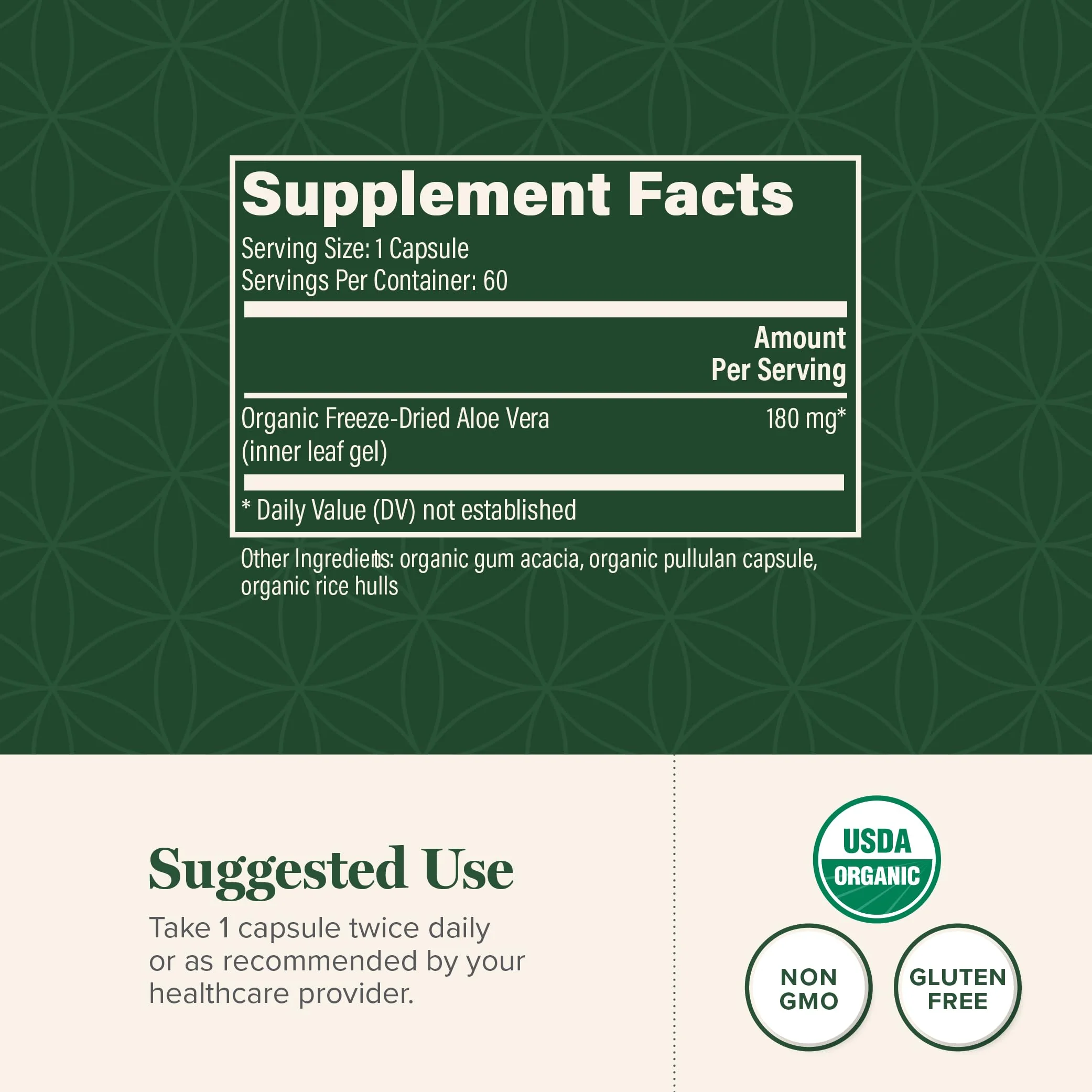 Global Healing Aloe Vera Bio-Active 200x Concentrate – Aloin-Free, 60 Capsules - Image 9