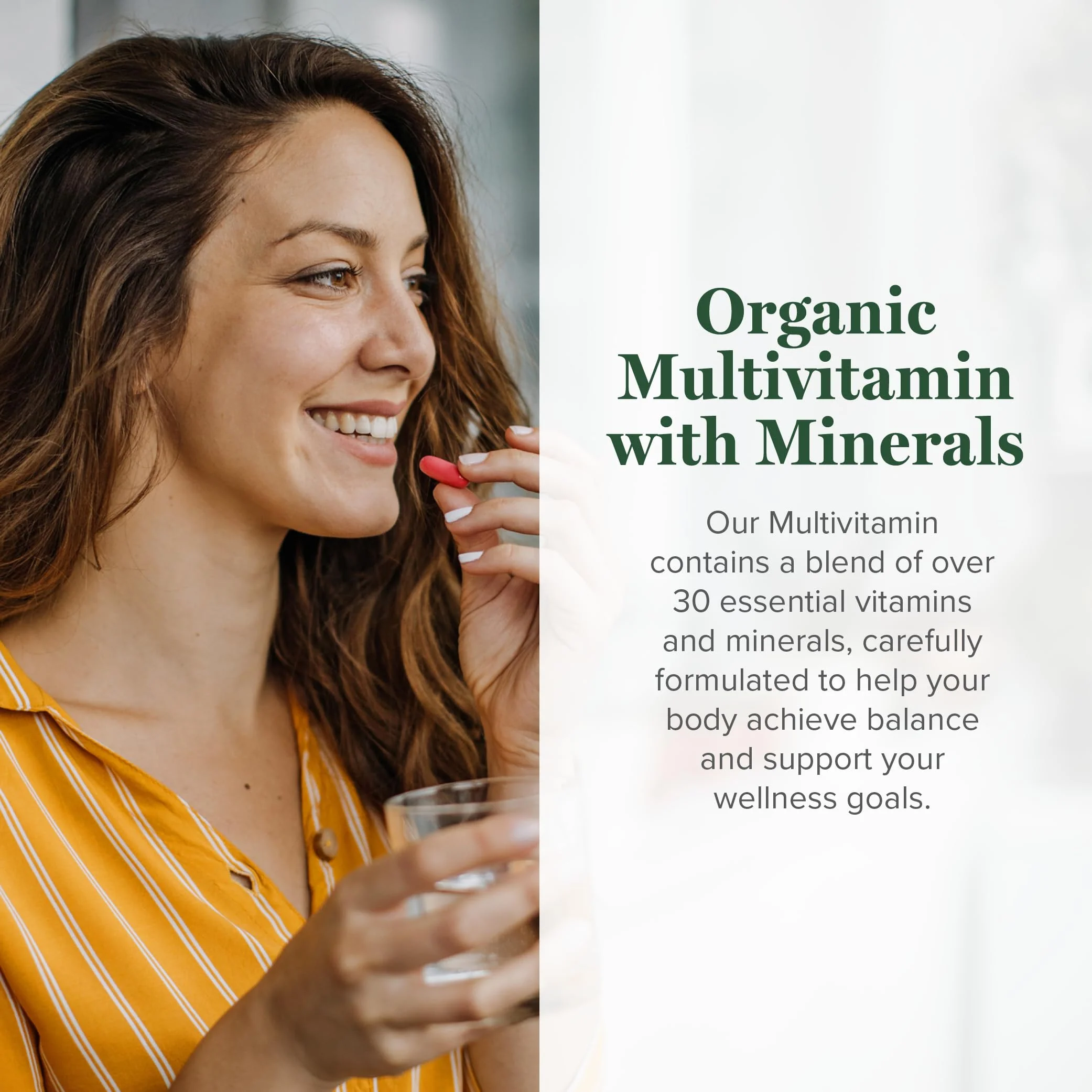 Global Healing Center USDA Organic Multivitamin – Women & Men, 120 Capsules - Image 8