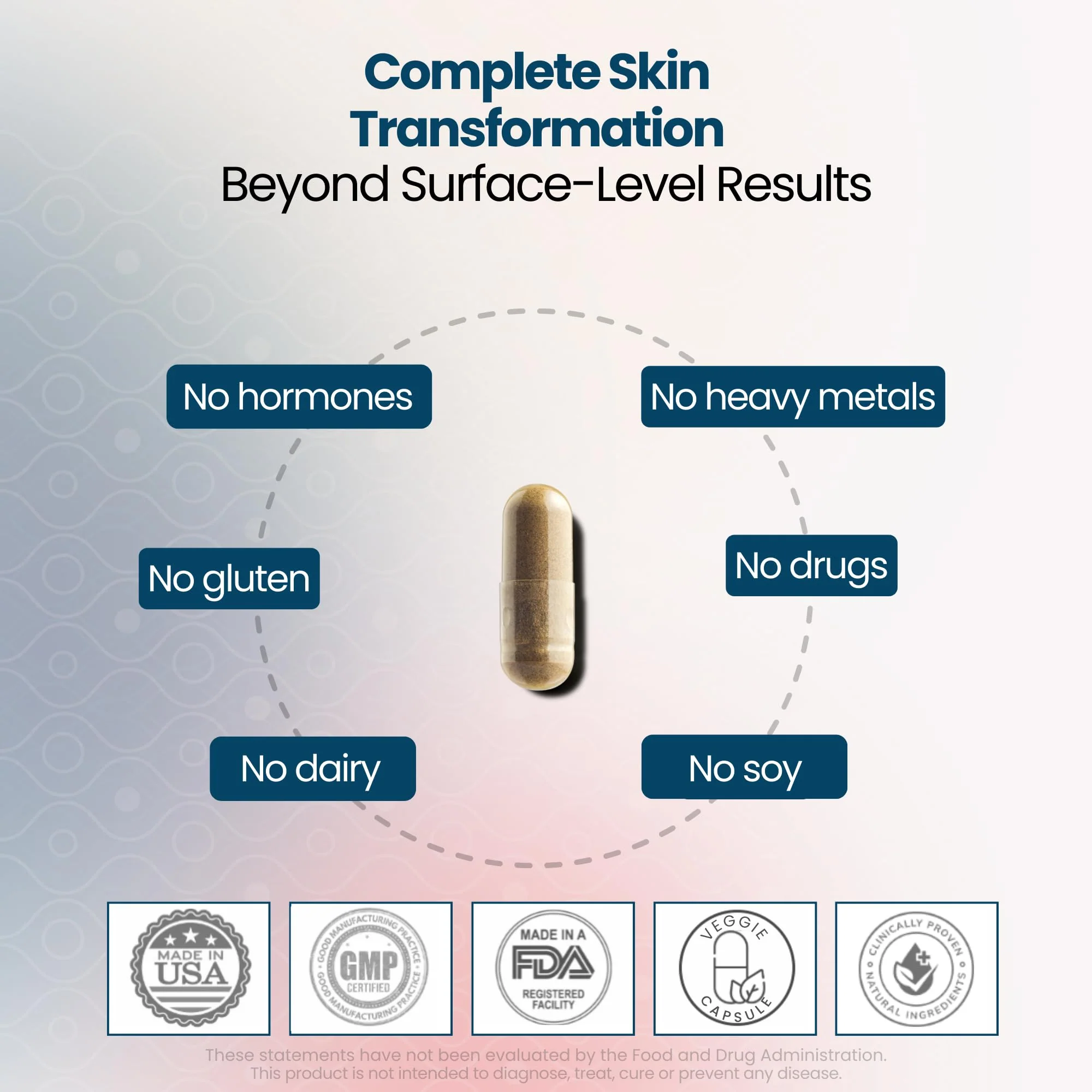 GlocalCare Depigma Support Reduction of Hyperpigmentation, Melasma & Dark Spots with Glutathione, Polypodium Leucotomos, Grape Seed & Marigold Extract - Image 8