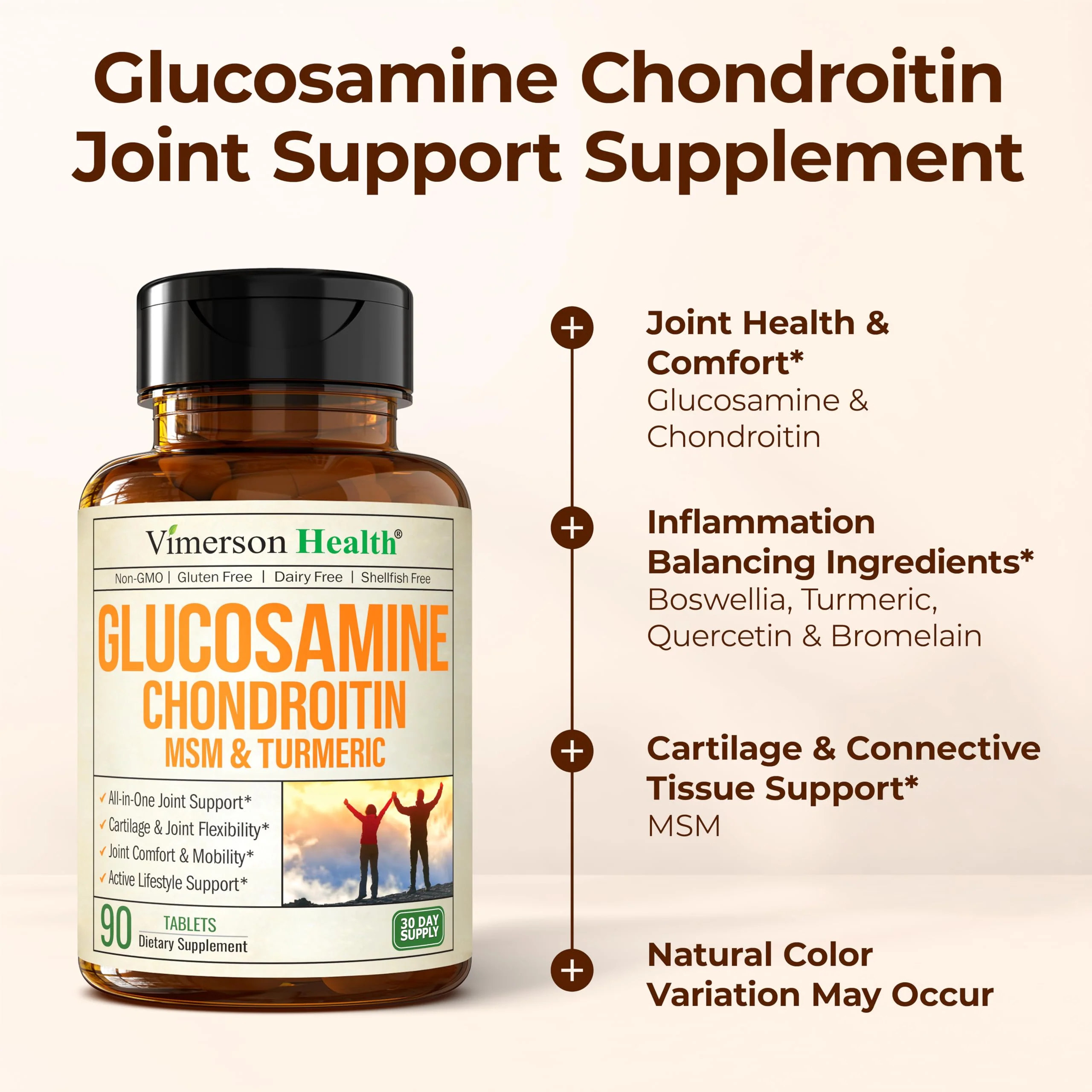 Glucosamine Chondroitin MSM 1500 mg – Joint Support & Cartilage Health (90 Tablets) - Image 5