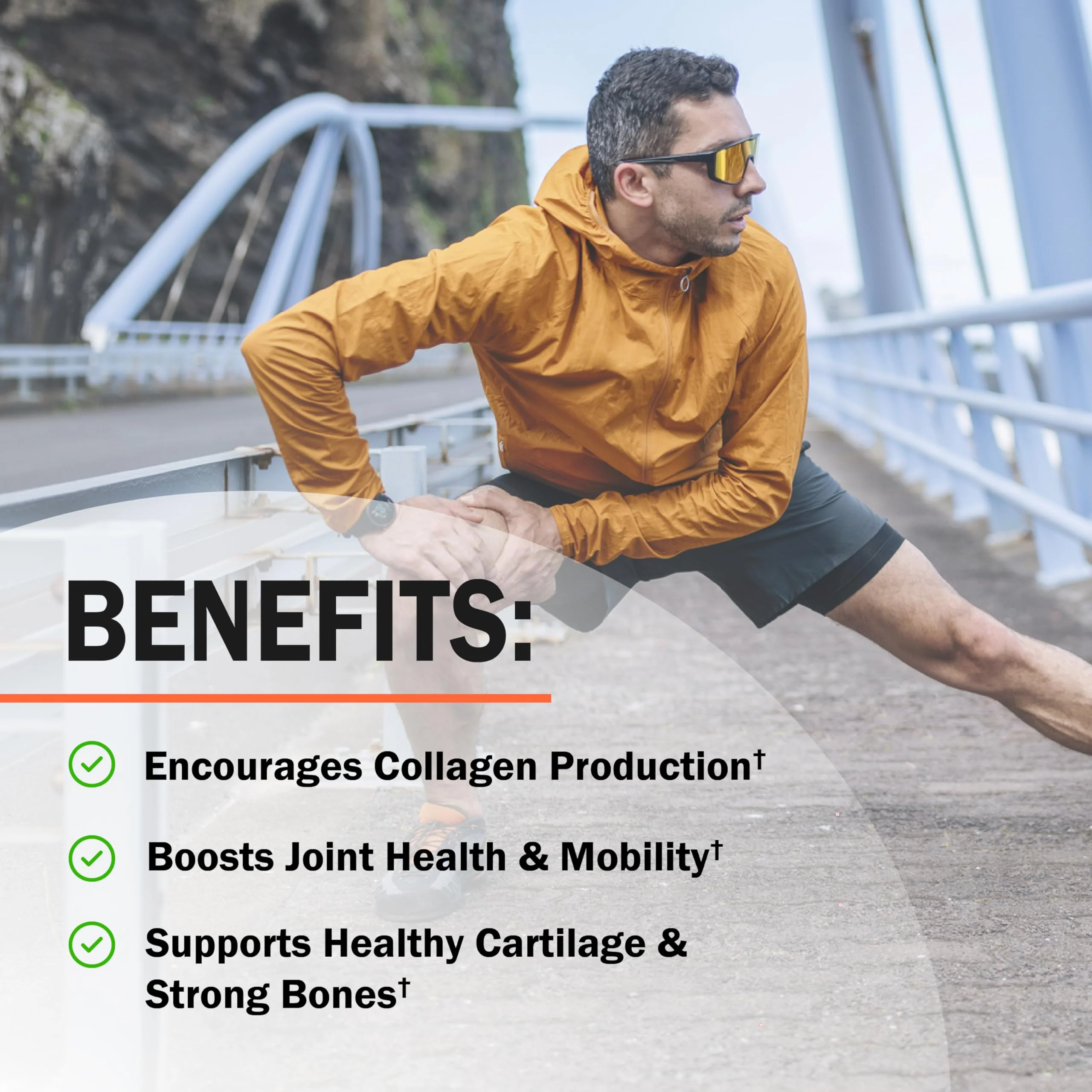 Glucosamine Chondroitin MSM Joint Support – Collagen, Turmeric, Hyaluronic Acid | Gluten Free, Non-GMO, 180 Capsules - Image 5