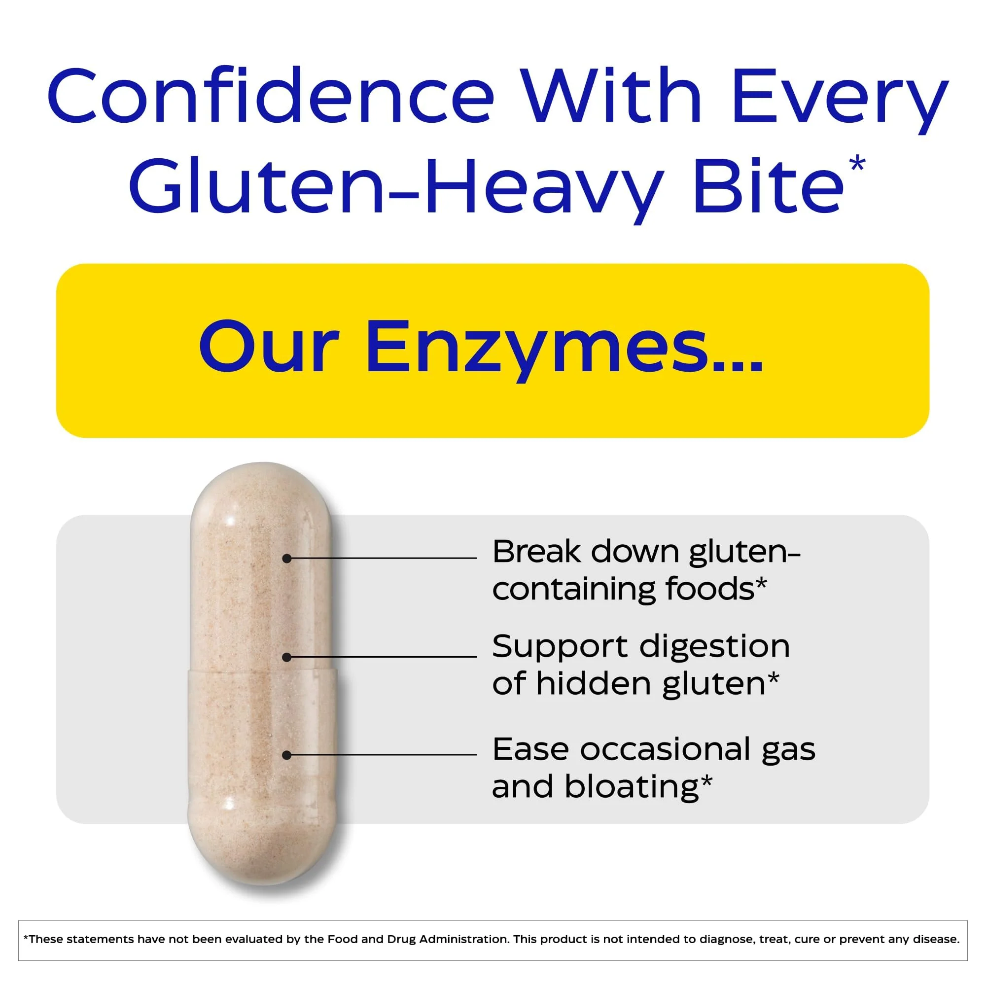 GlutenEase by Enzymedica | Advanced Digestive Enzymes for Gluten & Casein (120 Capsules) - Image 2