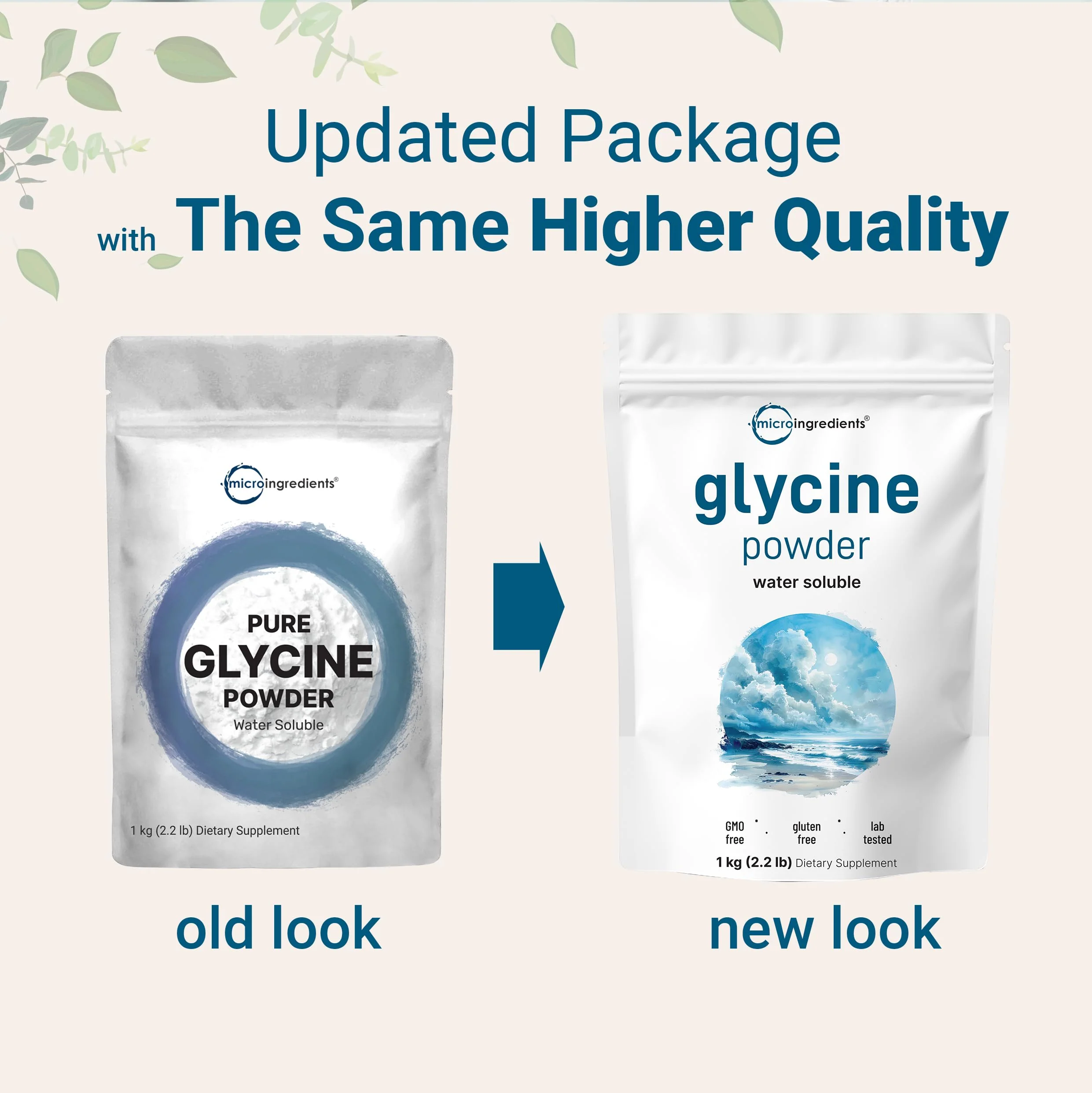Glycine Powder 1KG (2.2 lb) – 1000mg/Serving, Sleep & Neurotransmitter Support | Micro Ingredients, USA Made - Image 4
