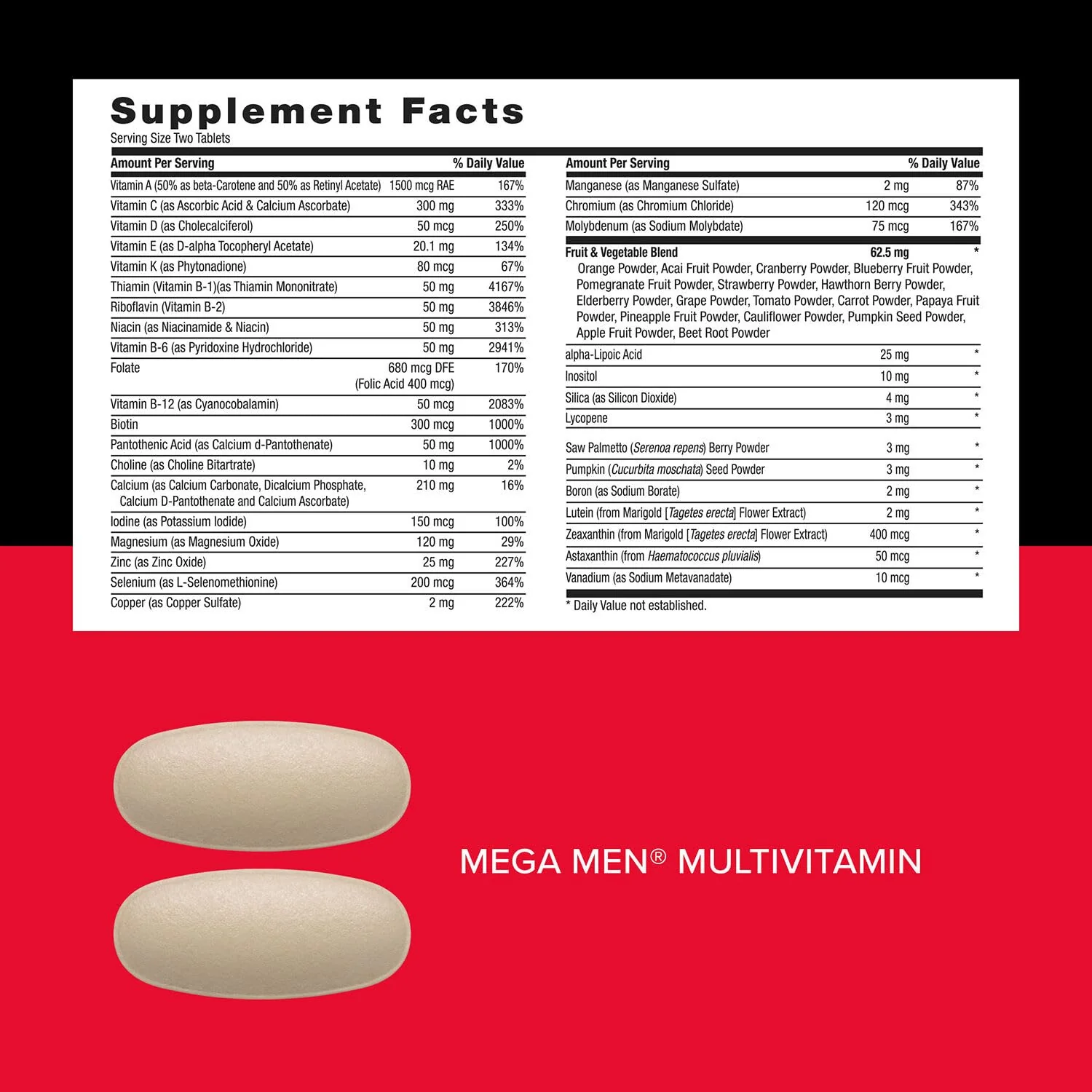 GNC Mega Men Performance and Vitality Vitapak – 5-in-1 Complete Nutrition (30 Packs) - Image 5