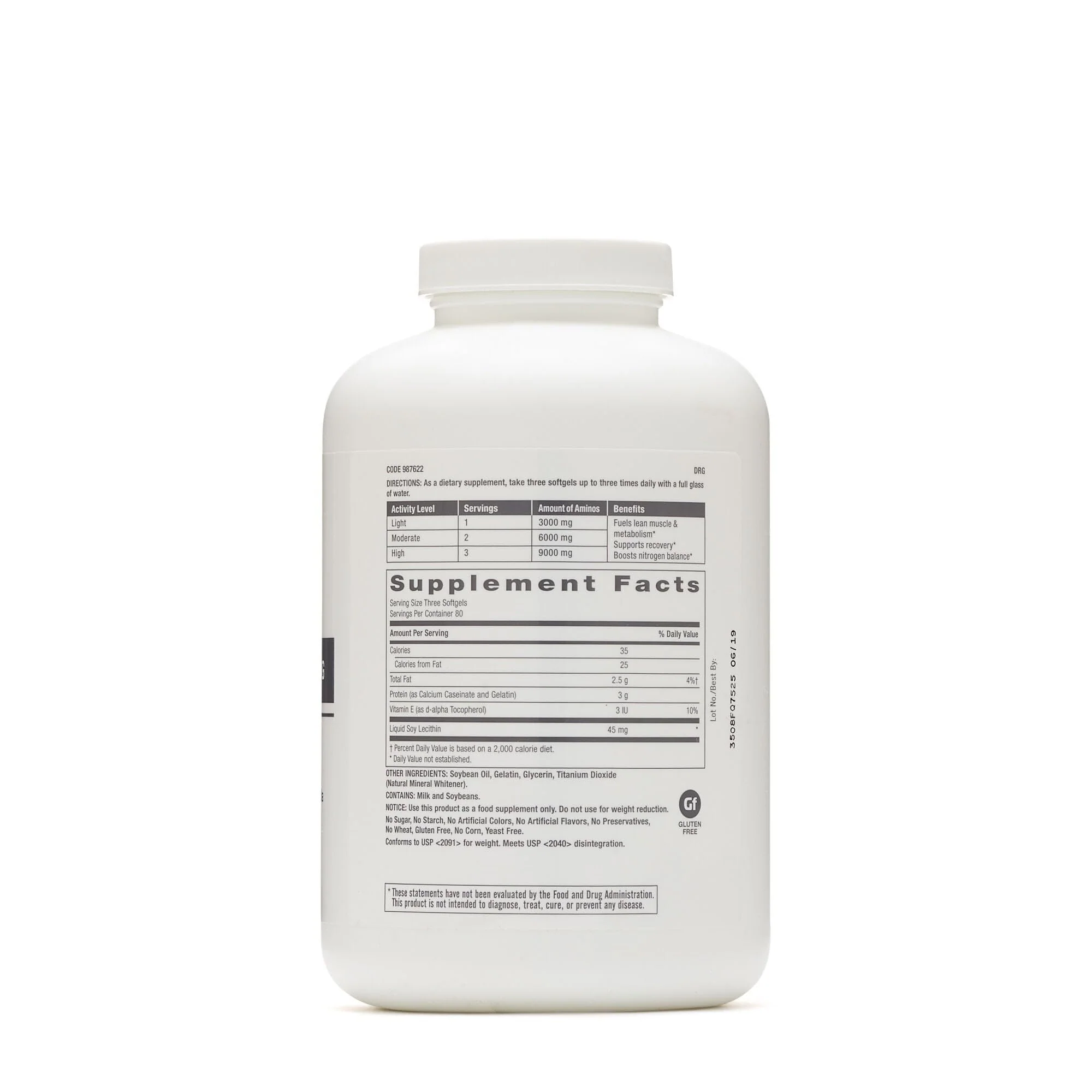 GNC Pro Performance Amino 3000mg Softgels — 240 Count for Protein Synthesis & Muscle Repair - Image 10