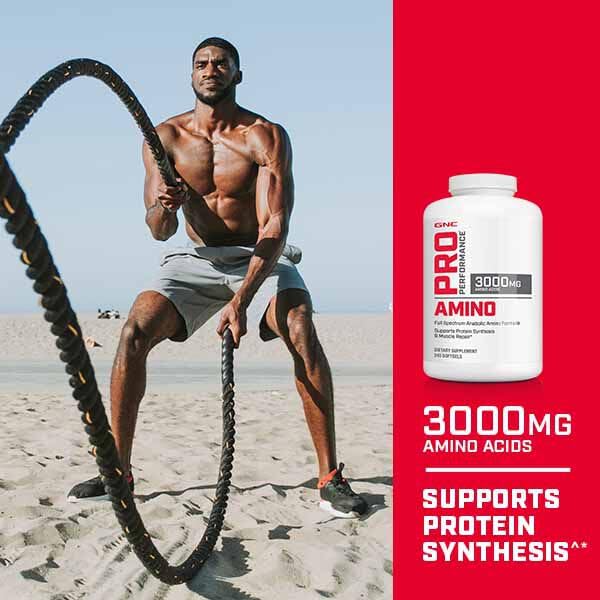 GNC Pro Performance Amino 3000mg Softgels — 240 Count for Protein Synthesis & Muscle Repair - Image 12