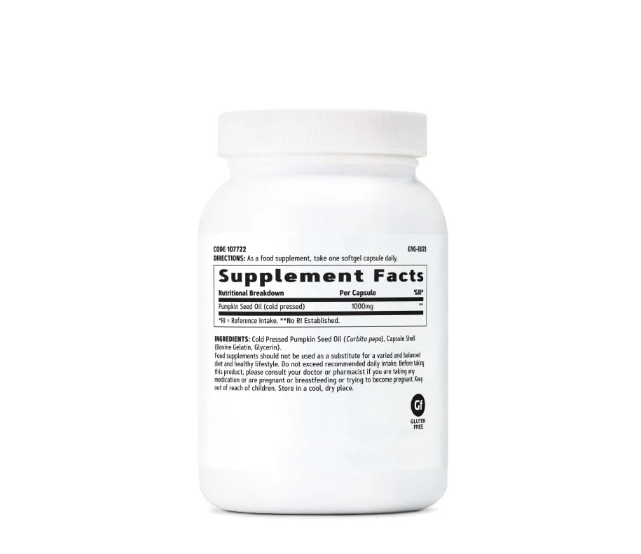 GNC Pumpkin Seed Oil 1000mg Softgels – Prostate Health Support, 200 Servings (Pack of 2) - Image 6