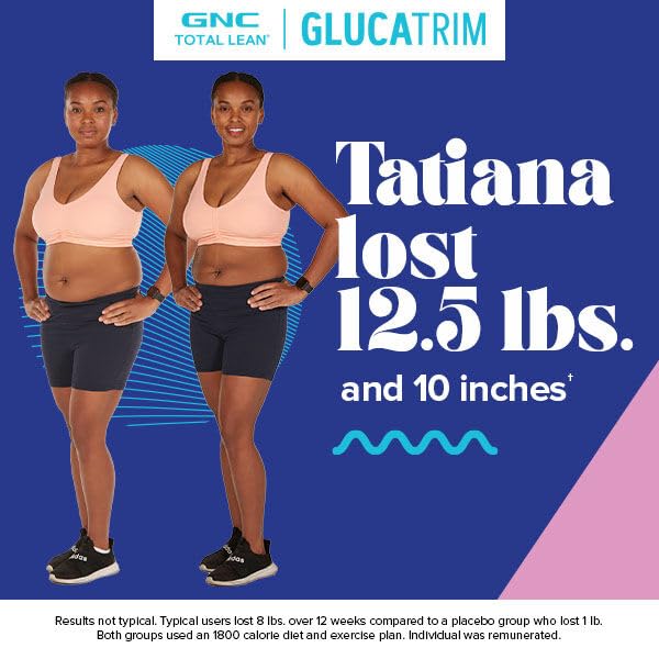 GNC Total Lean GlucaTrim - Caffeine Free Weight Loss - 120 Capsules, 60 Servings - Image 2