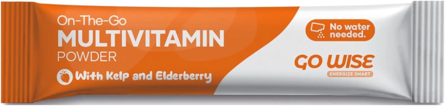 Go Wise On The Go Multivitamin Powder - Natural Berry (Pack of 3) | 14 Travel Sticks - Image 4