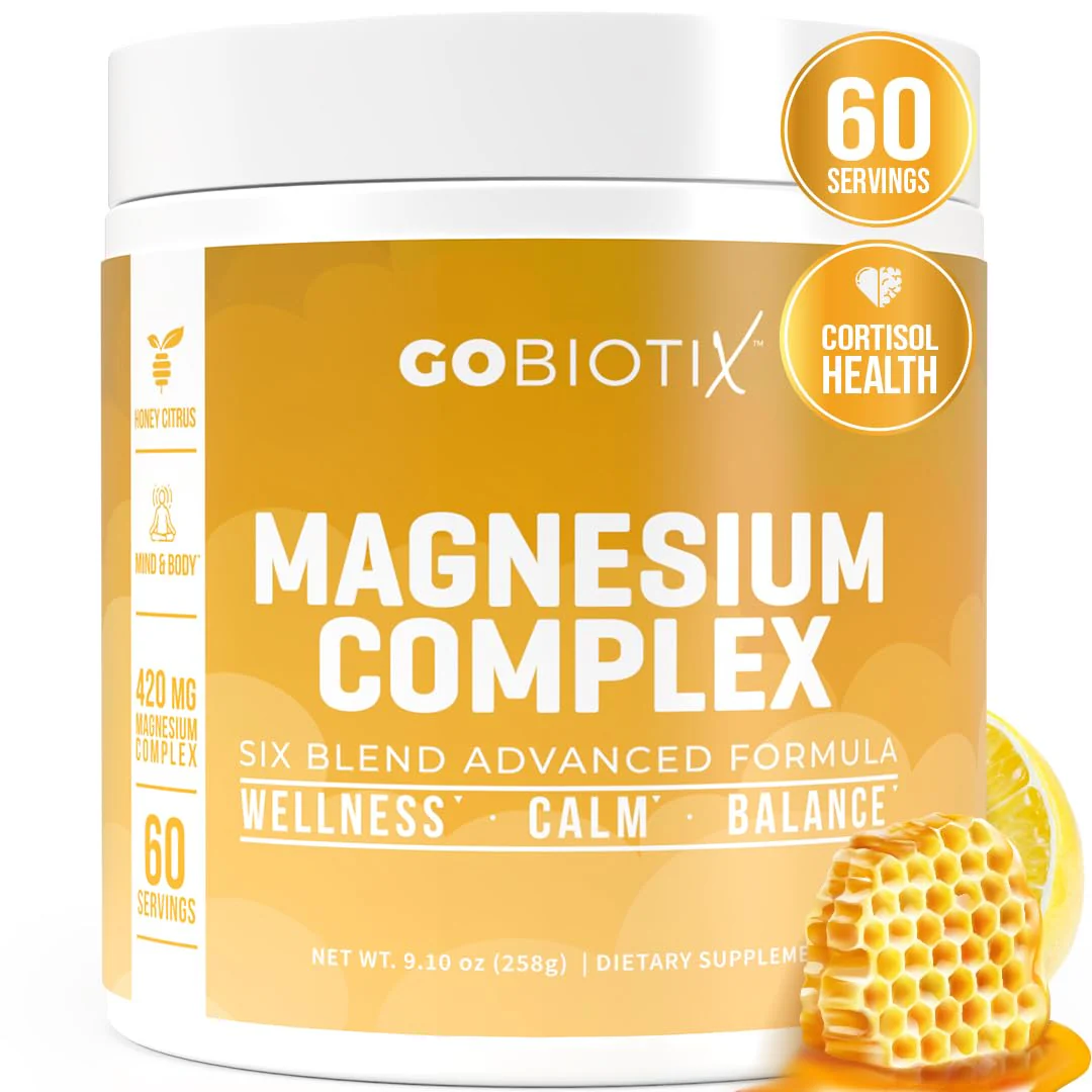 GoBiotix Magnesium Glycinate Powder – 420 mg per Serving, 60 Servings, Honey Citrus | High Absorption, Sugar-Free - Image 10