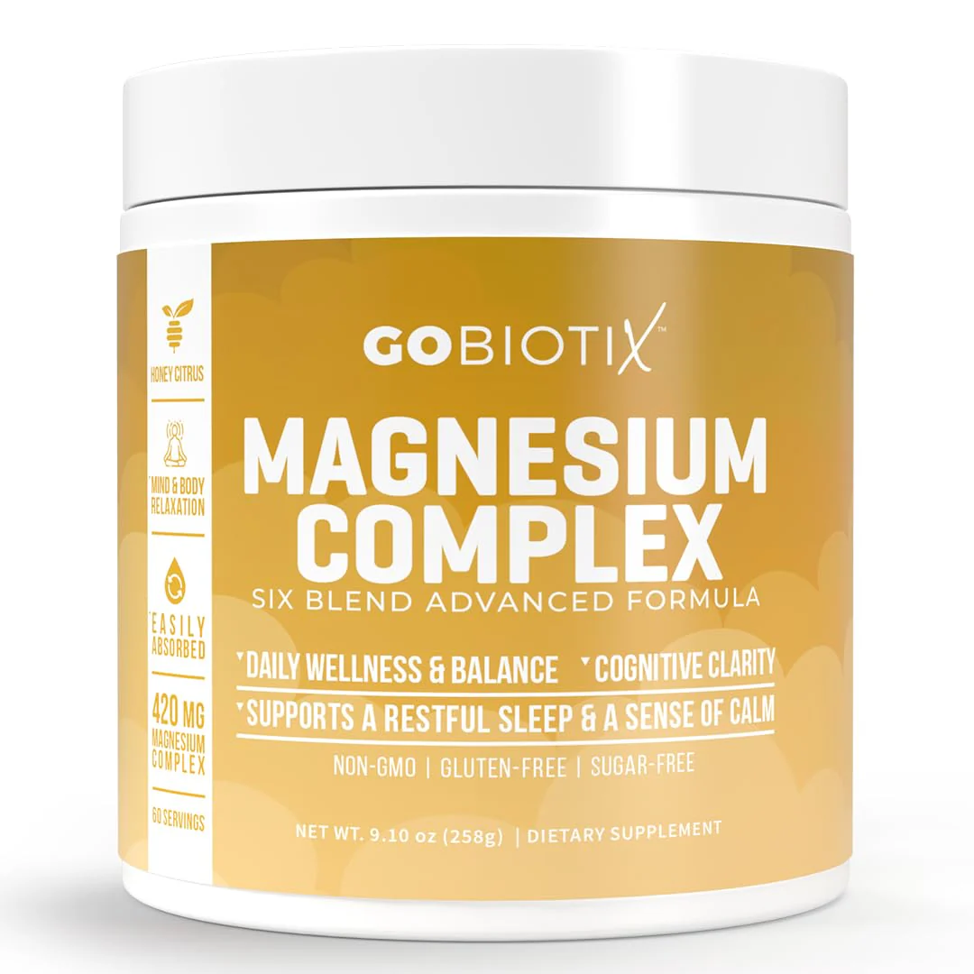 GoBiotix Magnesium Glycinate Powder – 420 mg per Serving, 60 Servings, Honey Citrus | High Absorption, Sugar-Free - Image 13