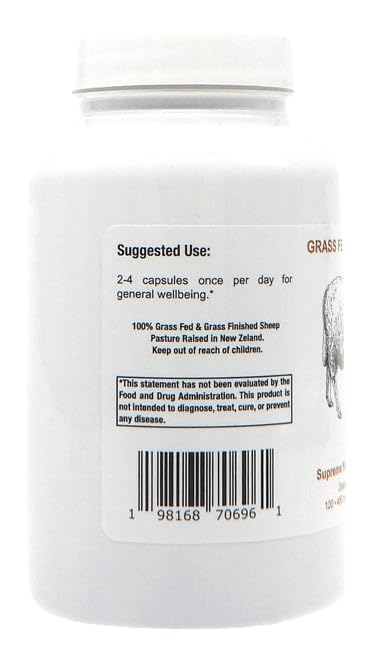 Grass Fed Sheep Liver Capsules – 120 Count (Pack of 2) | Supreme Nutrition - Image 4