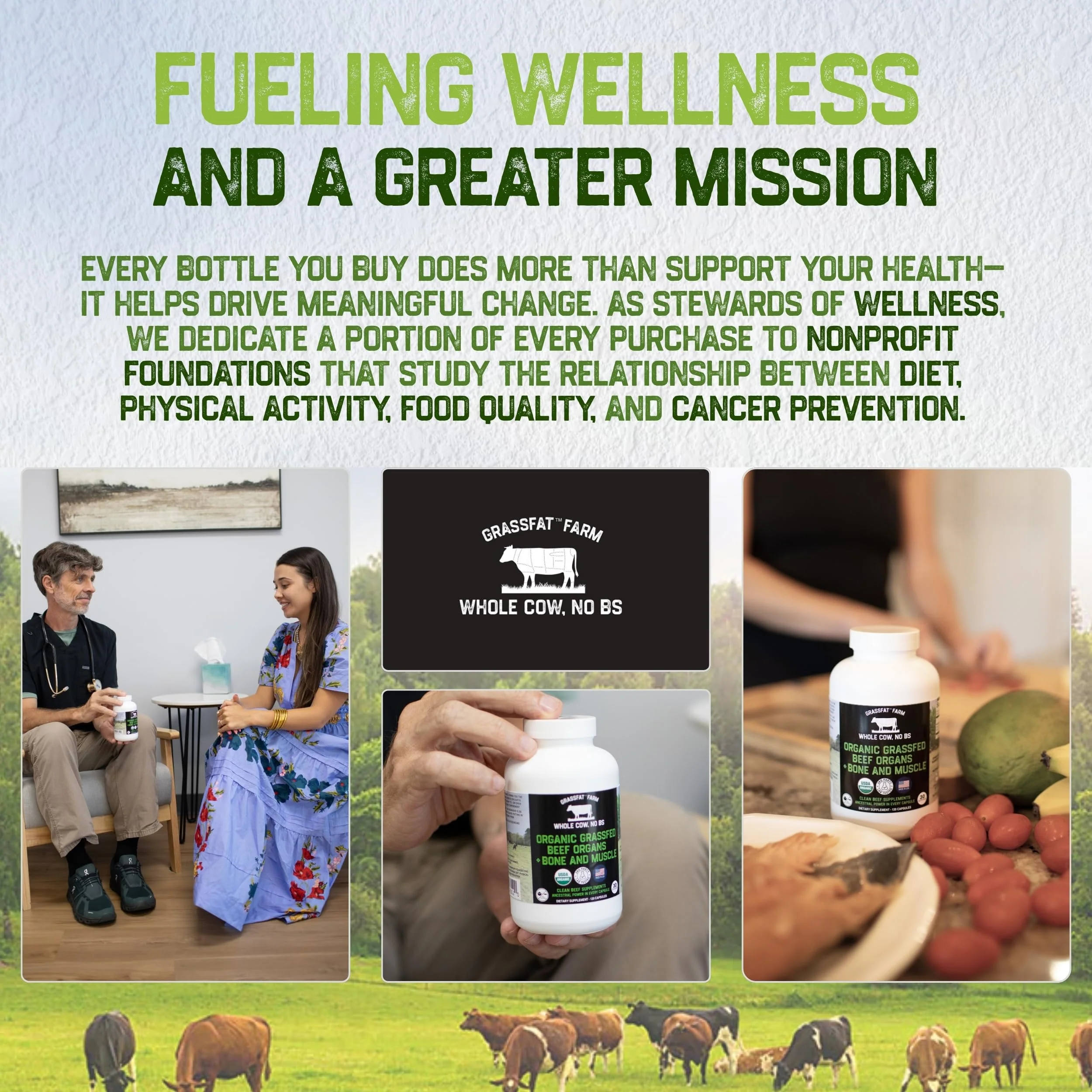 Grassfat USDA Organic 100% Grassfed Beef Organs Supplement – Made in USA | 30 Servings - Image 7