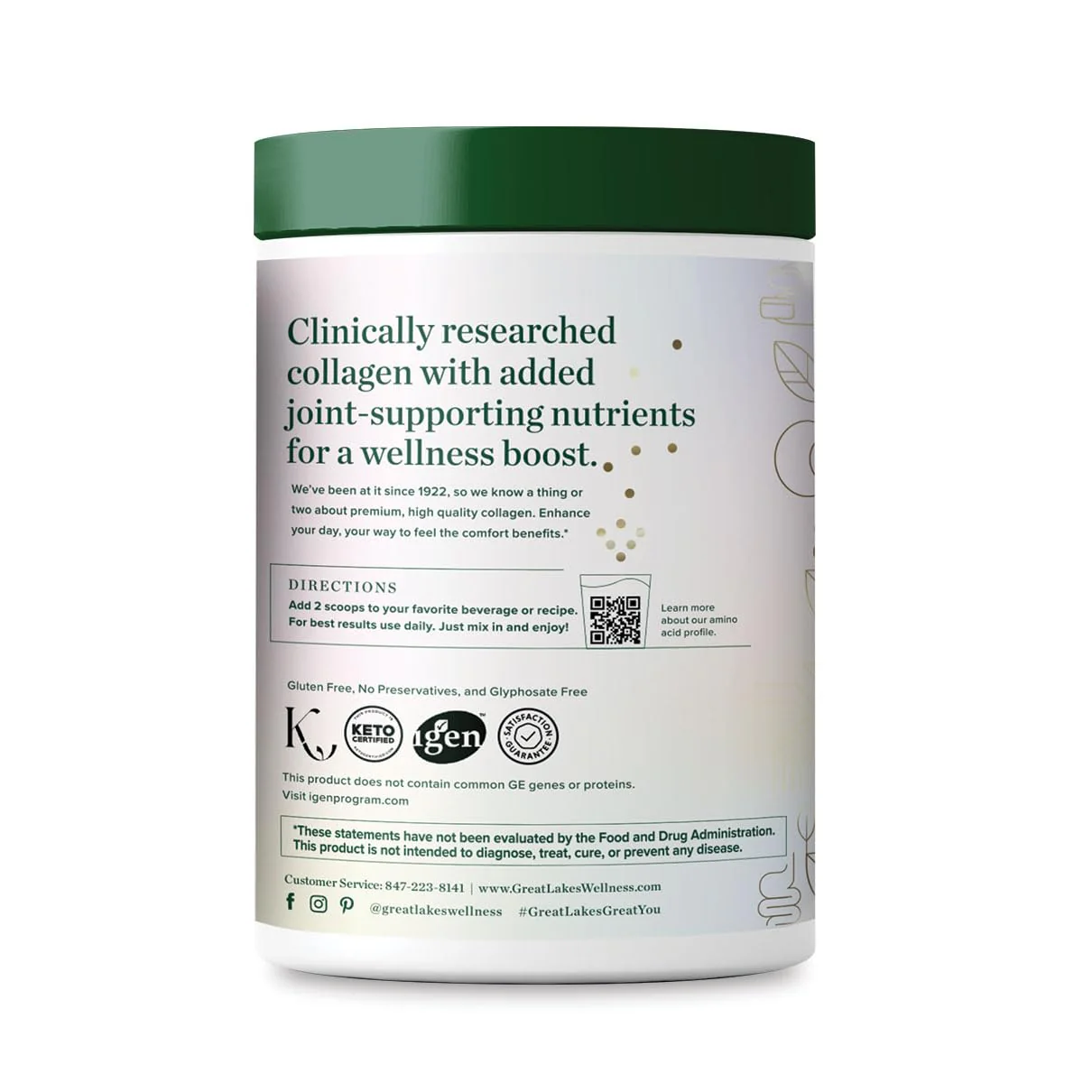 Great Lakes Wellness Movement Boost Collagen Peptides – Caramel, Non-GMO, Keto, 8 oz - Image 2