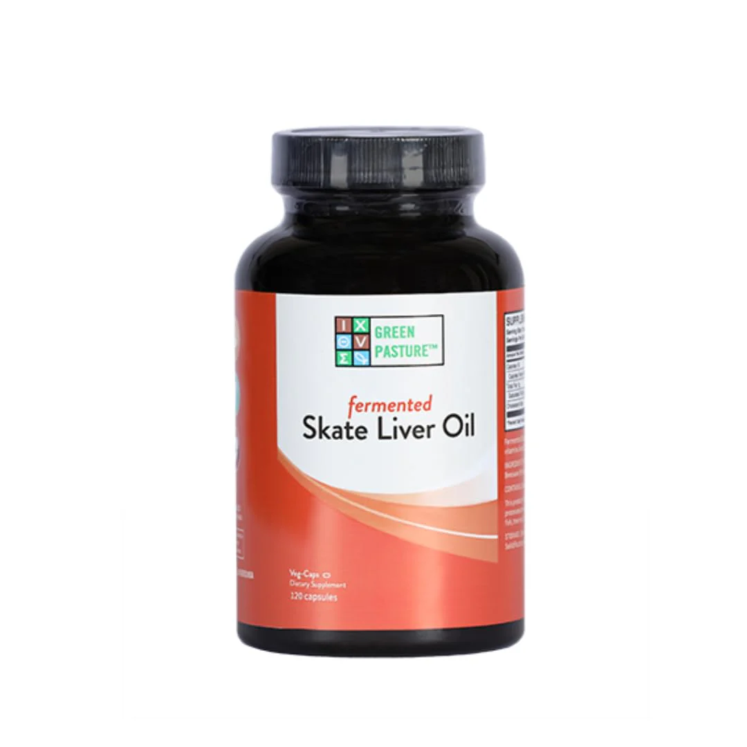 Green Pasture Fermented Skate Liver Oil - 120 Capsules | Vitamins A & D, Omega Fats - Image 7
