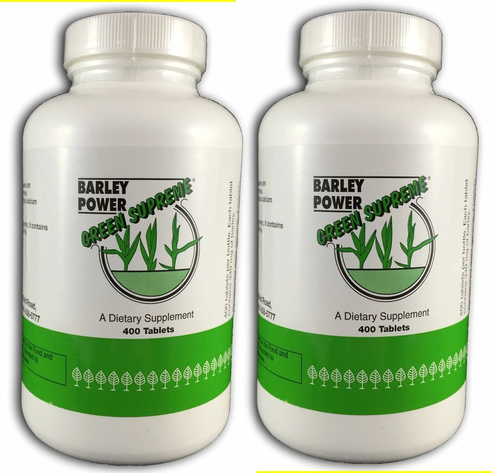 Green Supreme Barley Power - 400 Tablets (Pack of 2) | Natural Barley Supplement - Image 2