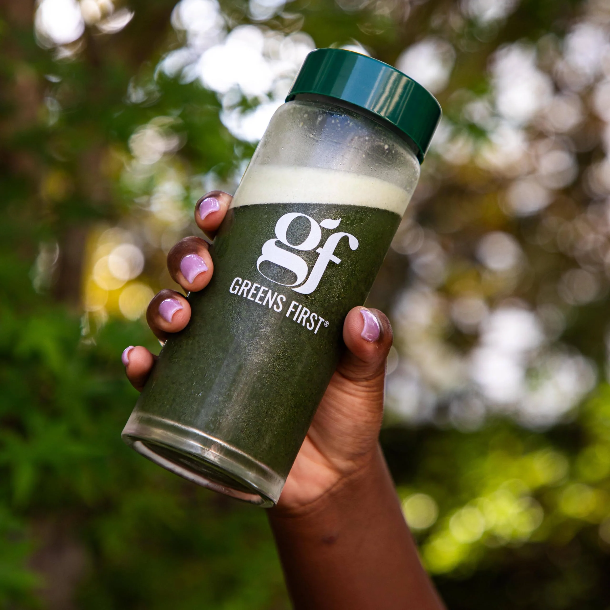 Greens First Gift Set - Limited Edition 25th Anniversary Glass Carafe & Mint Greens Powder (49 Superfoods) - Image 4
