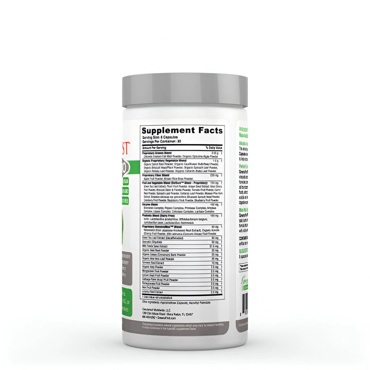 Greens First Phytonutrient Capsules – 54 Superfoods, Organic Fruits & Veggies, Probiotics & Digestive Enzymes – 180 Capsules - Image 7