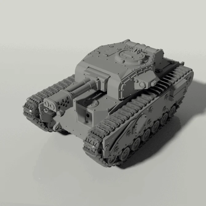 Grim Churchill Main Battle Tank / Flame Tank - Image 5