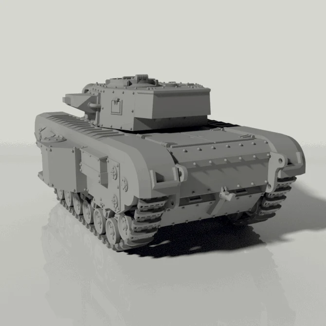 Grim Churchill Main Battle Tank / Flame Tank - Image 6