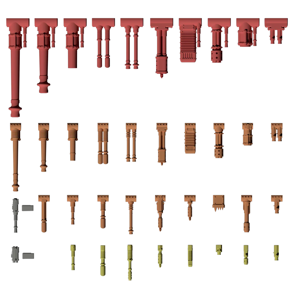 Grim Vehicle & Battle Tank Weapon Kit Bundle