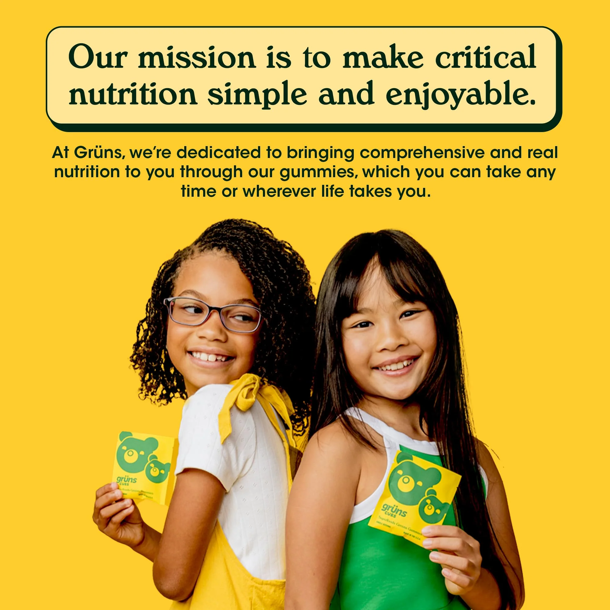 Grüns Kids Multivitamin Gummies – 20+ Vitamins & Minerals, Super Greens with Spirulina & Prebiotics | 28ct - Image 23