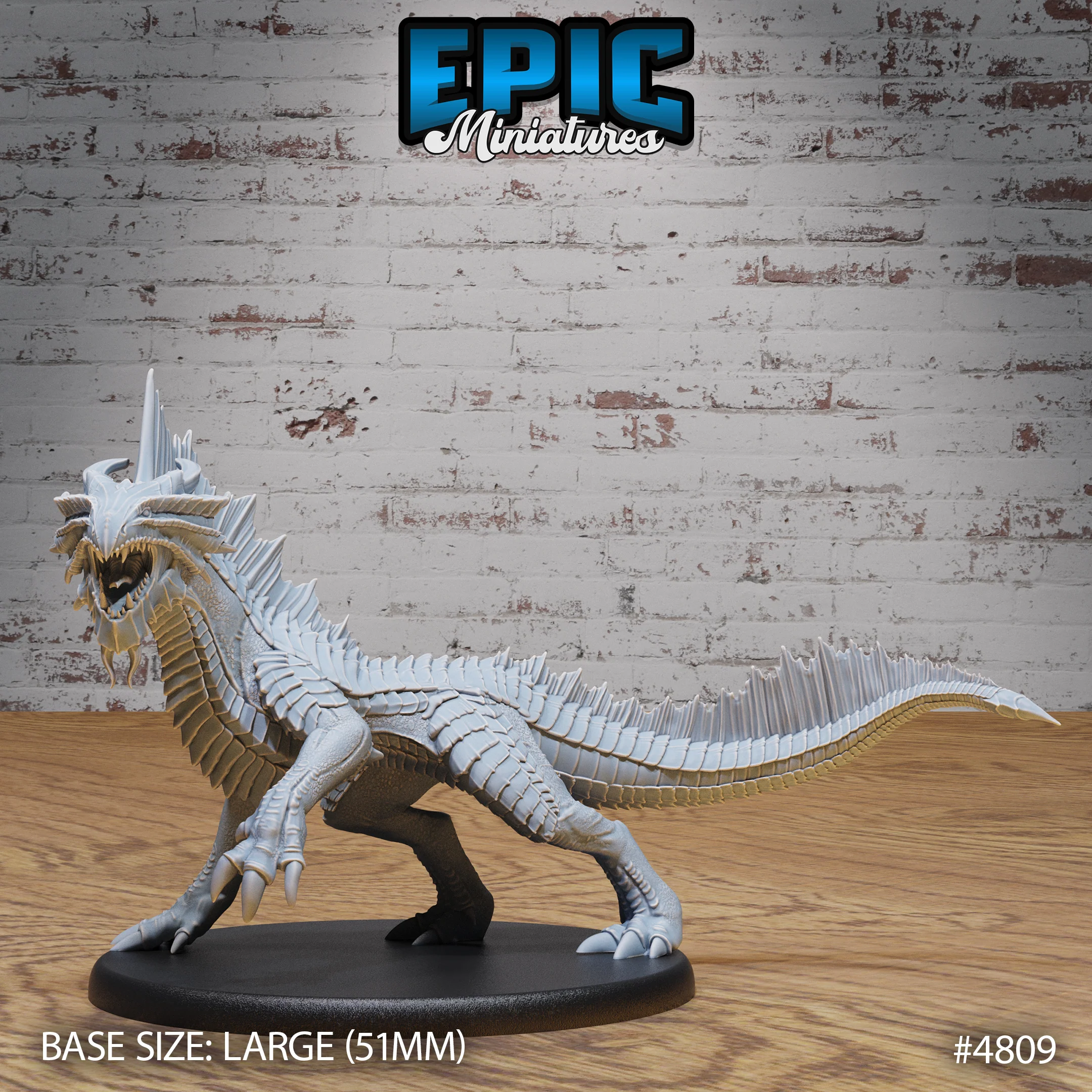 Guard Drake Bronze #4808-#4810 by Epic Miniatures - Mysterious Ocean | DnD Tabletop Miniatures - Image 6