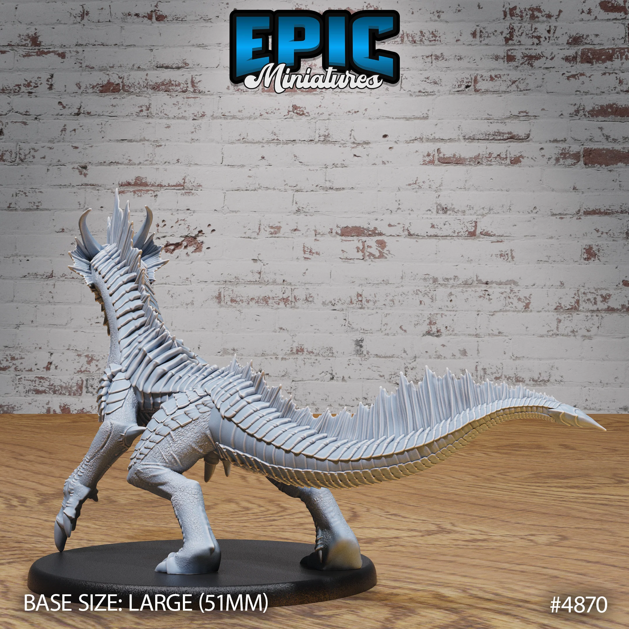 Guard Drake Silver Miniature #4869-#4871 | Epic Miniatures | D&D Tabletop RPG - Image 7
