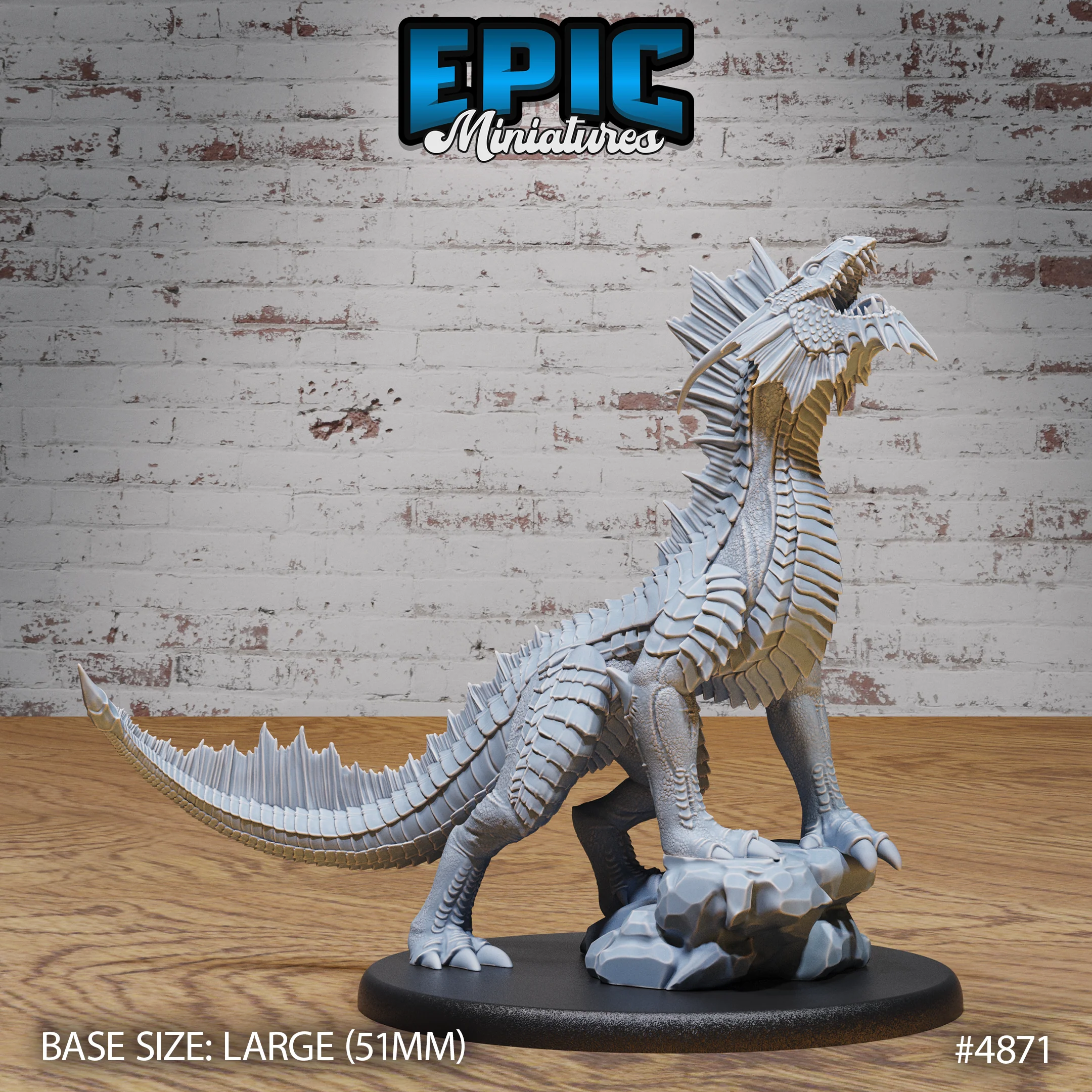 Guard Drake Silver Miniature #4869-#4871 | Epic Miniatures | D&D Tabletop RPG - Image 8
