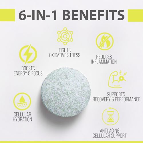 H2UP Sugar-Free Hydrogen Tablets – 60 Count | 12 PPM Hydrogen with Magnesium - Image 3