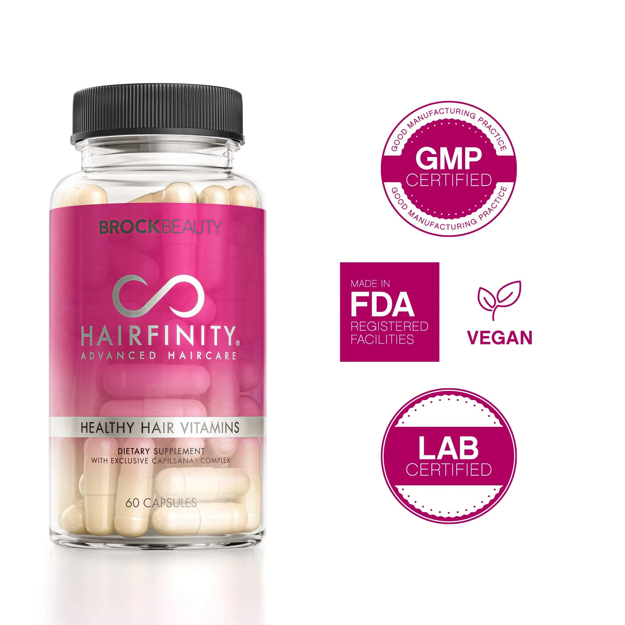 Hairfinity Hair Vitamins – Biotin, Amino Acids & Capilsana Complex | Vegan 120 Veggie Capsules - Image 12