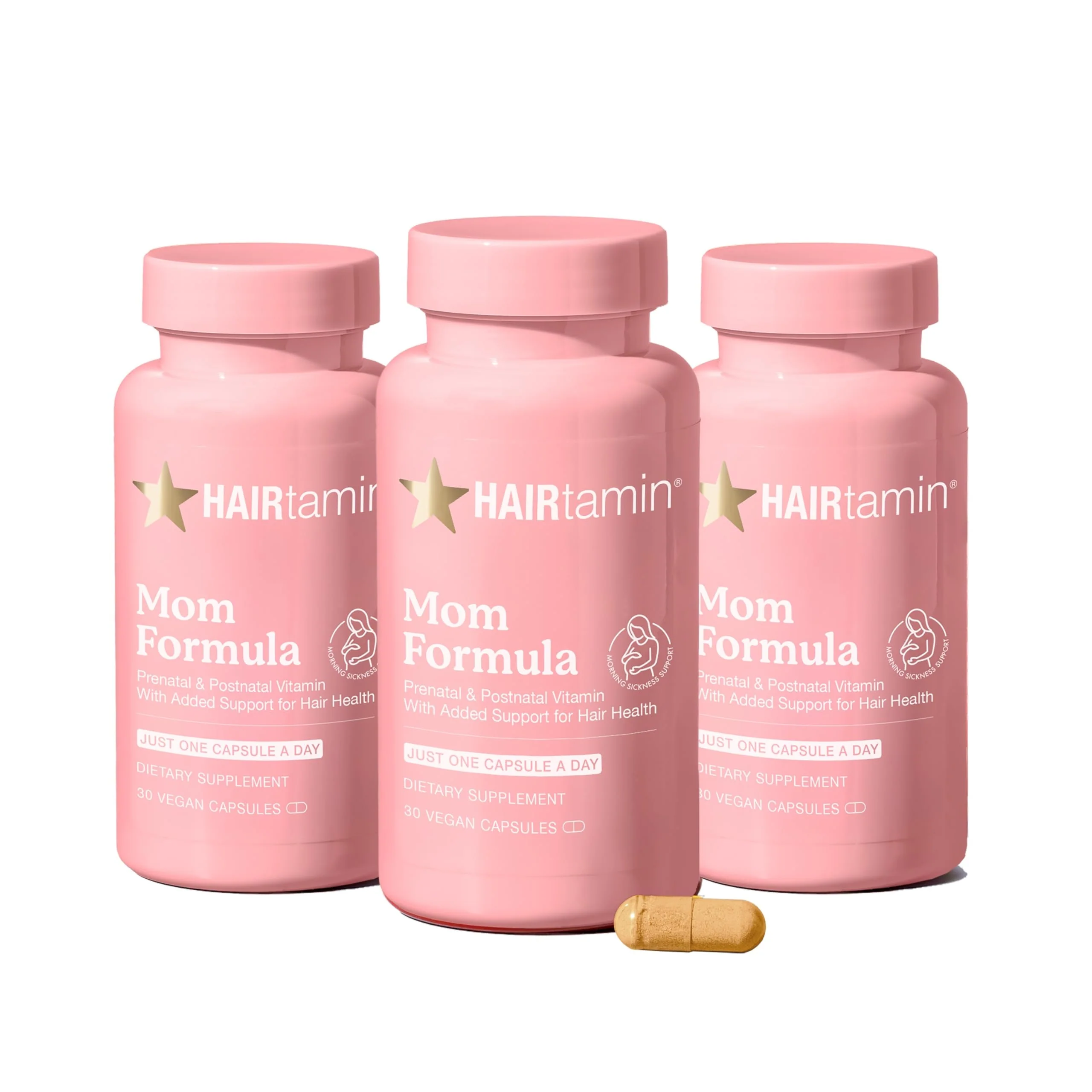 HAIRtamin MOM Vegan Prenatal & Postnatal Multivitamin – Hair, Nails & Skin Support | 3-Pack - Image 8