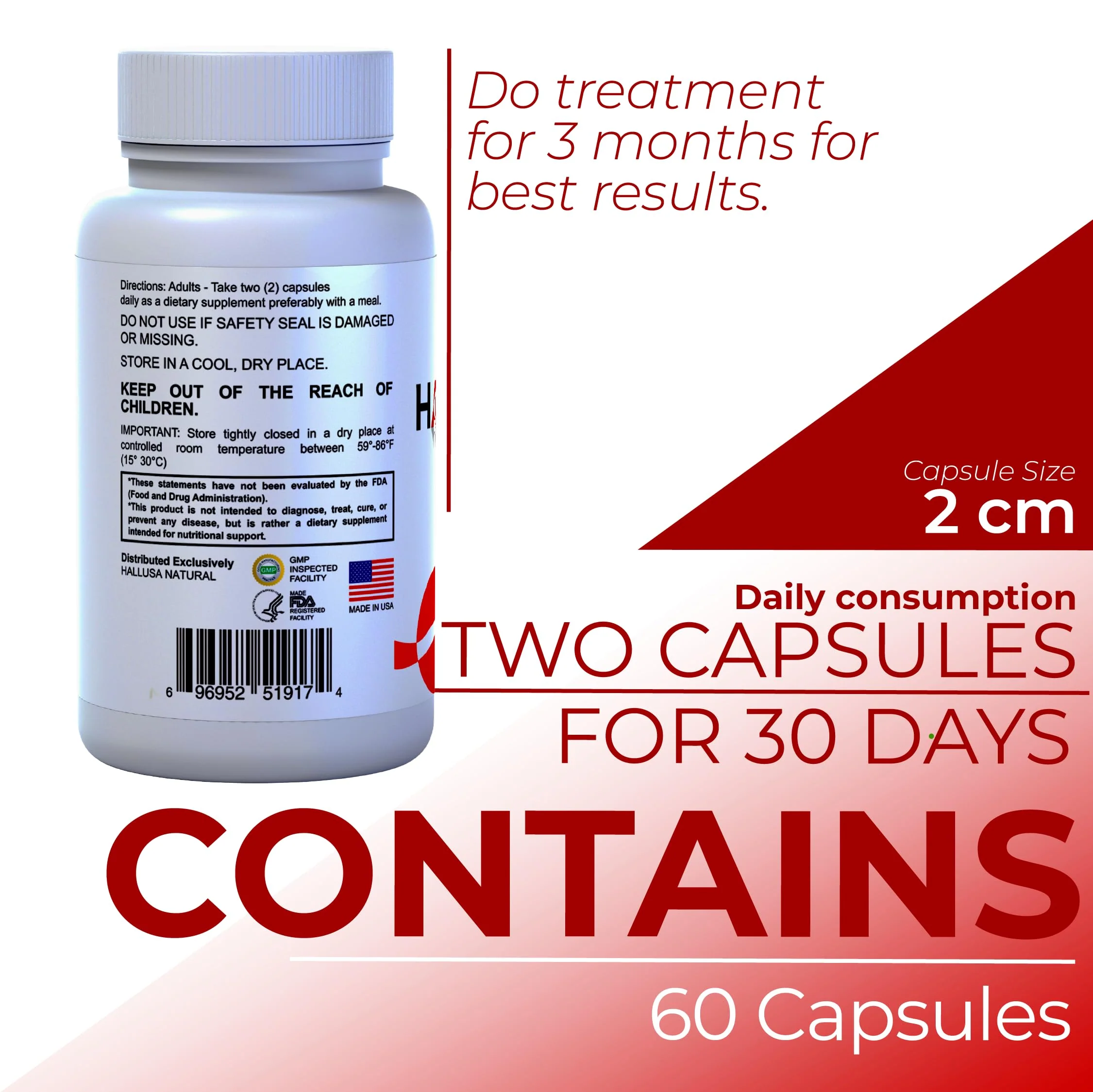 Hallusa Hallprost Ultra & Hallvigor 120 Caps - Prostate Health for Men - Image 5