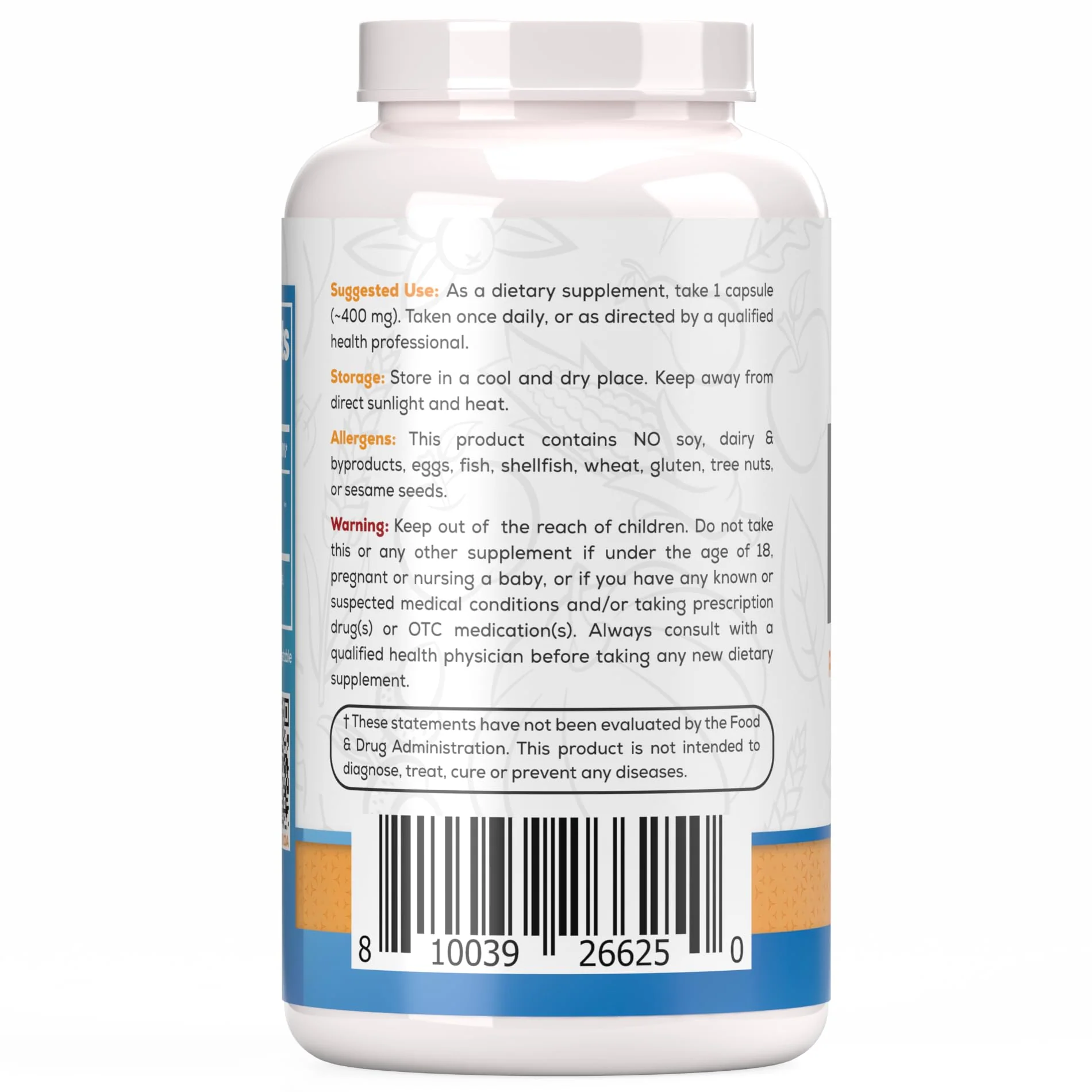 HARVEST NATURALS Palmitoylethanolamide (PEA) Capsules 400mg | 180 Count | Inflammation & Discomfort Support | Lab Tested Ingredients - Image 11