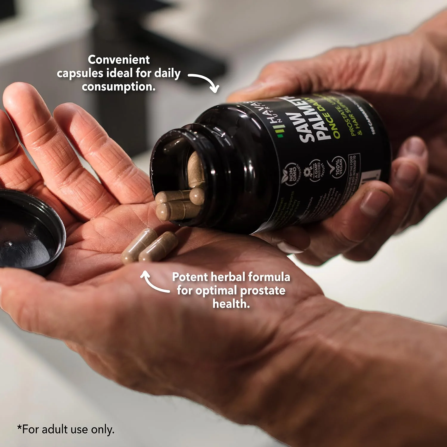 HAVASU NUTRITION Saw Palmetto for Men – Prostate Support & DHT Hair Health (500mg) - Image 14