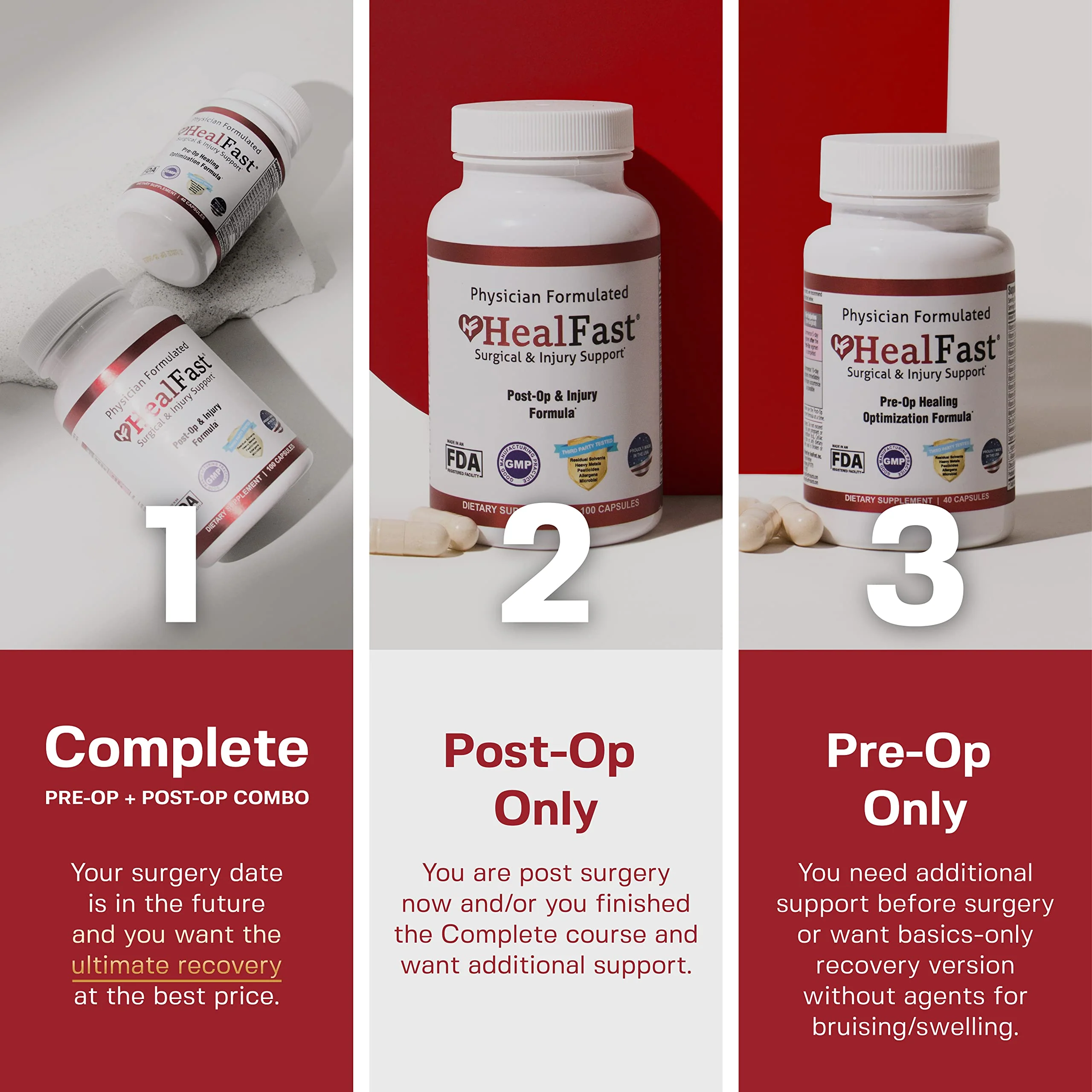 HealFast Post-Surgery Recovery Supplement – Supports Healing, Scar & Bruising | BBL Post-Op - Image 2