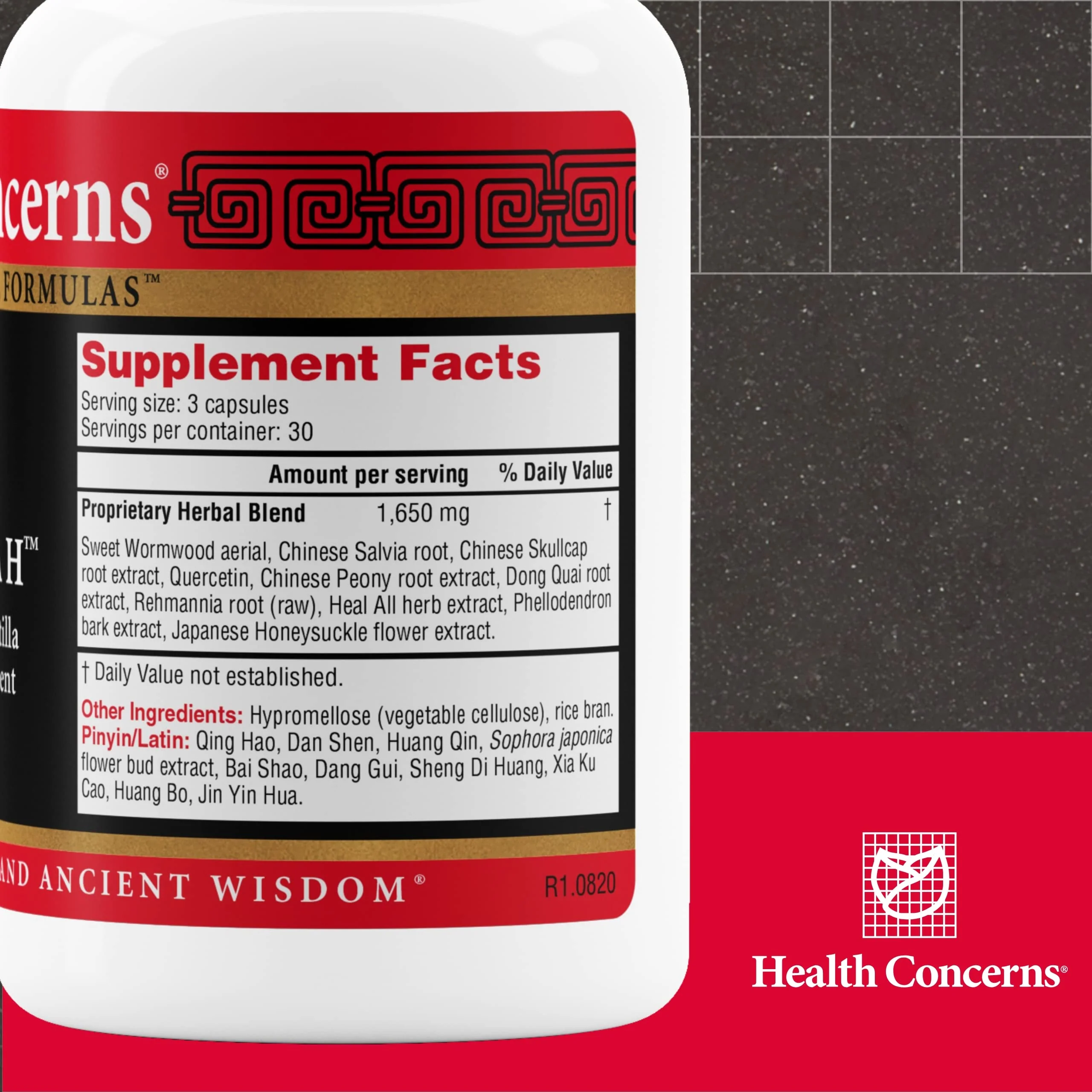 Health Concerns Formula H – Blood Circulation & Vein Health (90 Capsules) - Image 2