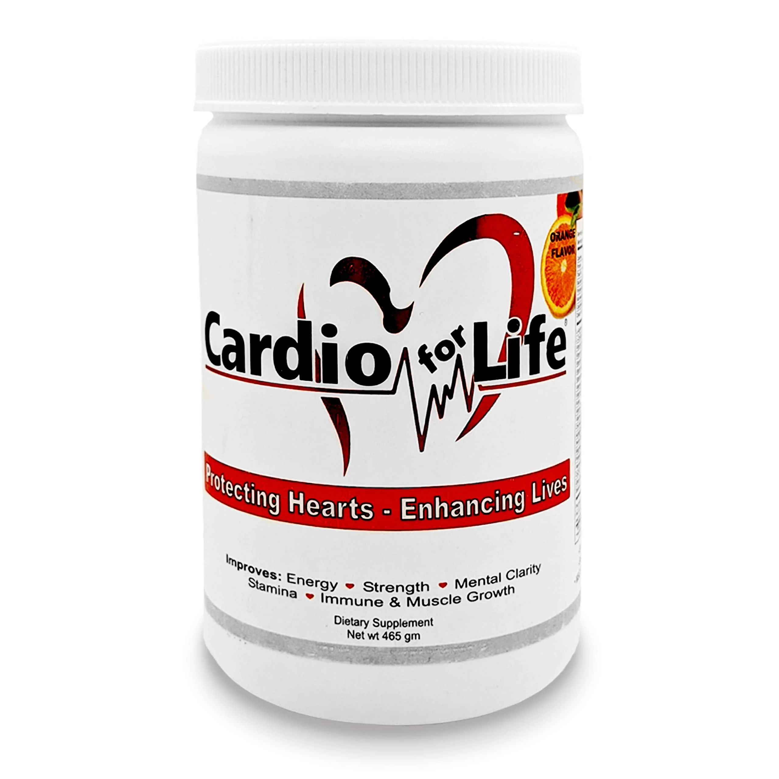 Health Guardian Cardio for Life L-Arginine Powder 16oz – Natural NO Support (Orange) - Image 10