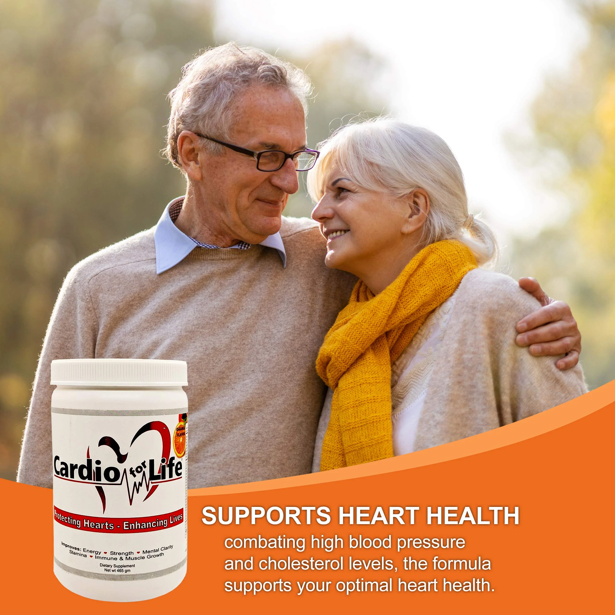 Health Guardian Cardio for Life L-Arginine Powder 16oz – Natural NO Support (Orange) - Image 13