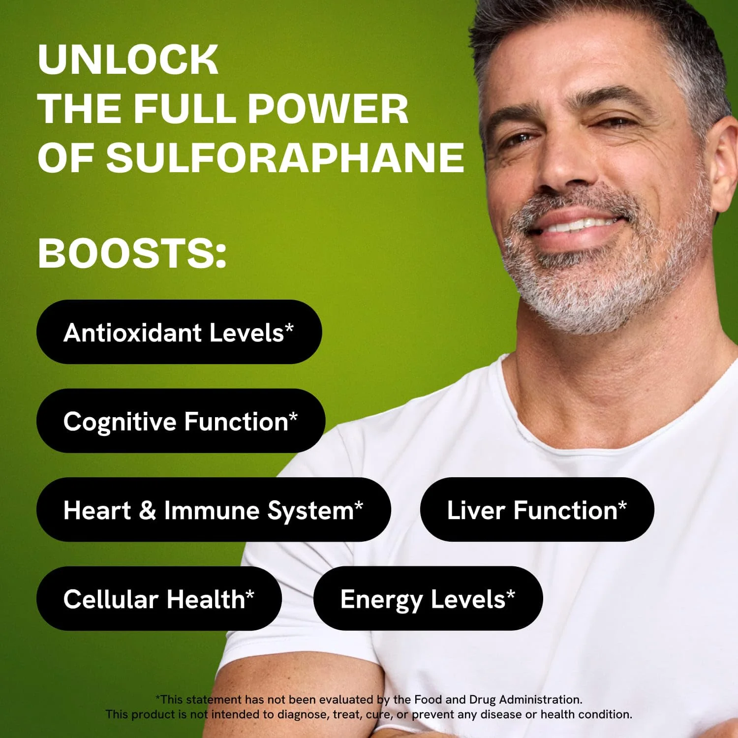 Healthbiotics Sulforaphane Supplement Organic Broccoli Sprouts – Stabilized Sulforaphane for Kids & Adults | 120 Pills | 1 Pack - Image 3