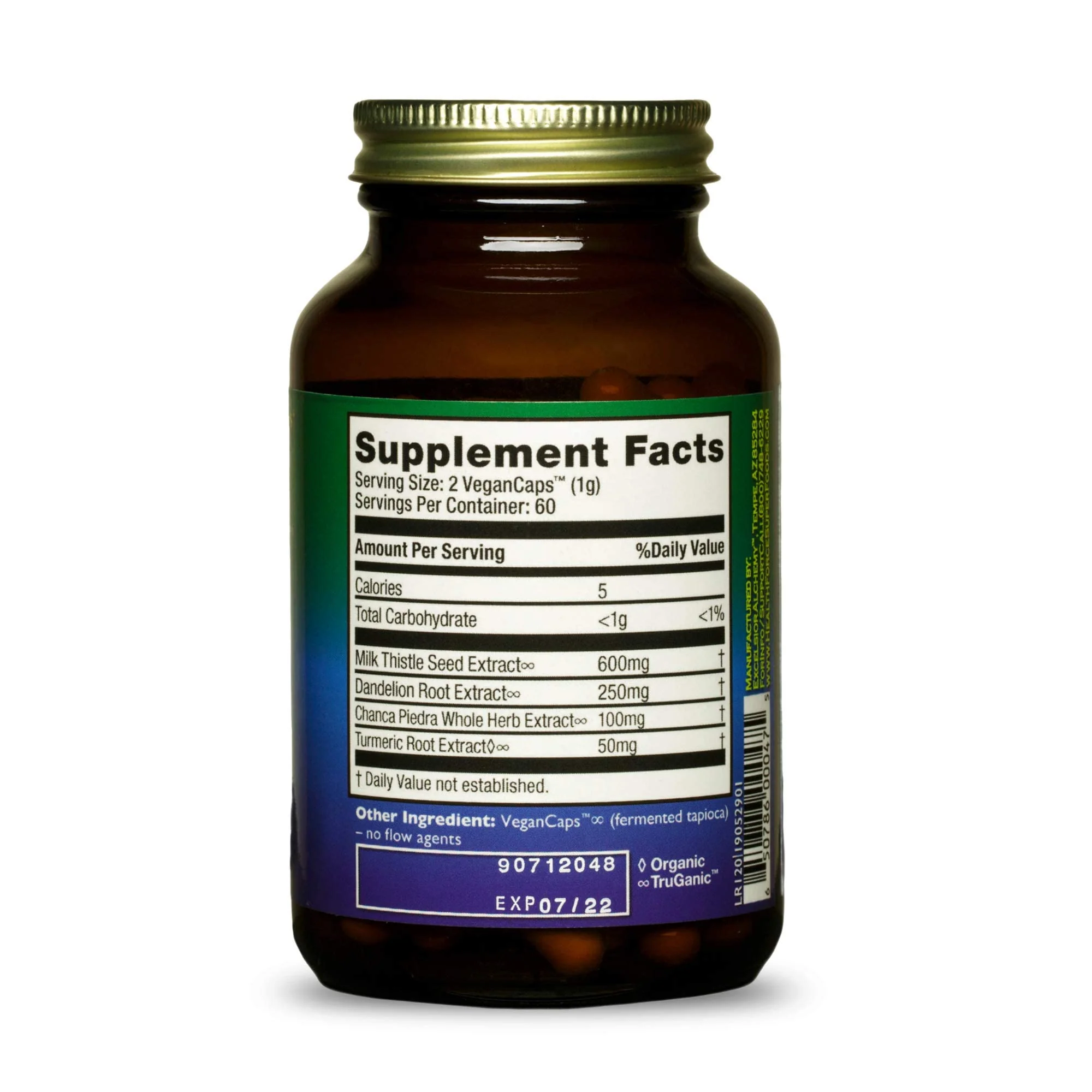 HealthForce SuperFoods Liver Rescue - Natural Liver Cleanse with Milk Thistle & Dandelion Root | Gluten-Free & Vegan | 120 Capsules - Image 10