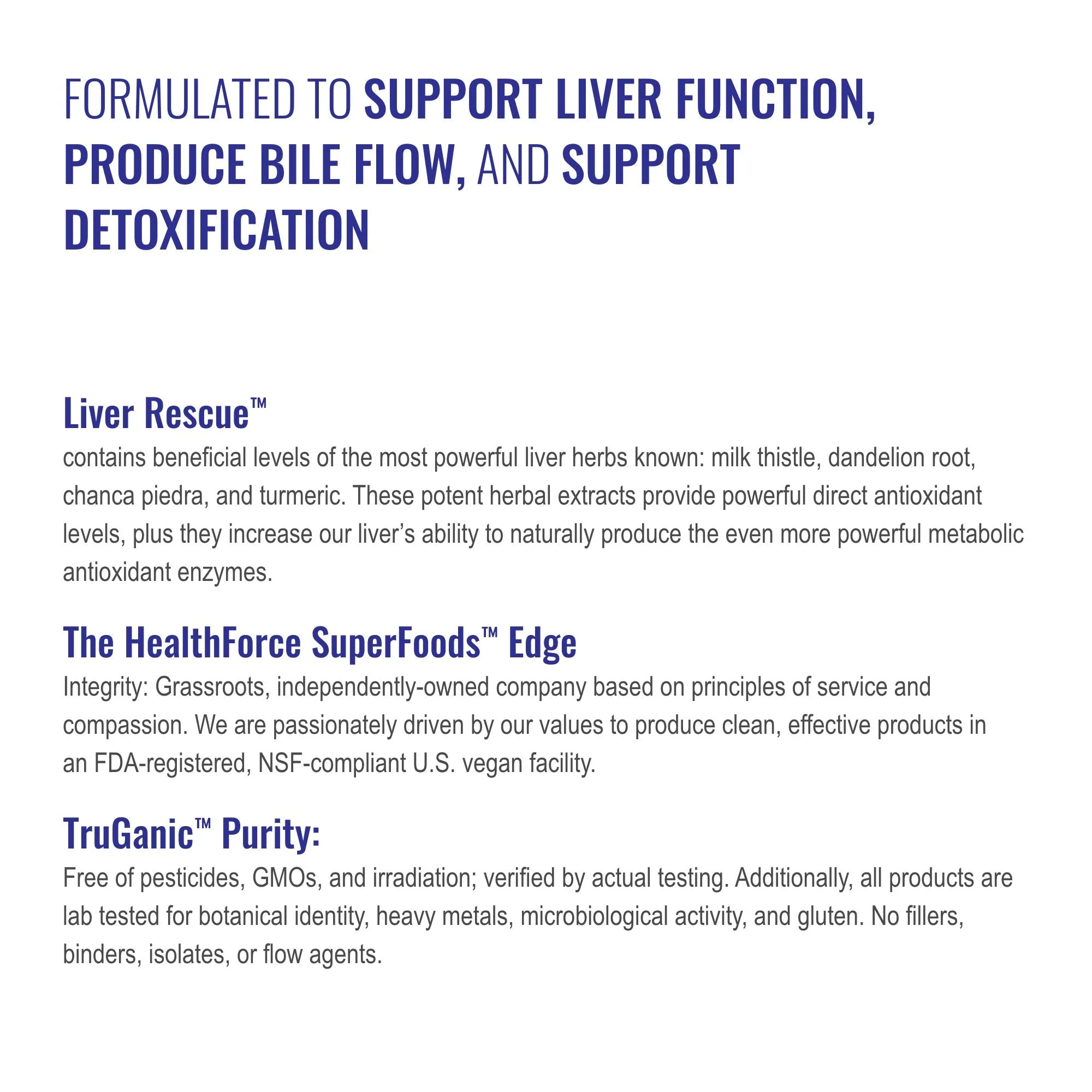 HealthForce SuperFoods Liver Rescue - Natural Liver Cleanse with Milk Thistle & Dandelion Root | Gluten-Free & Vegan | 120 Capsules - Image 5