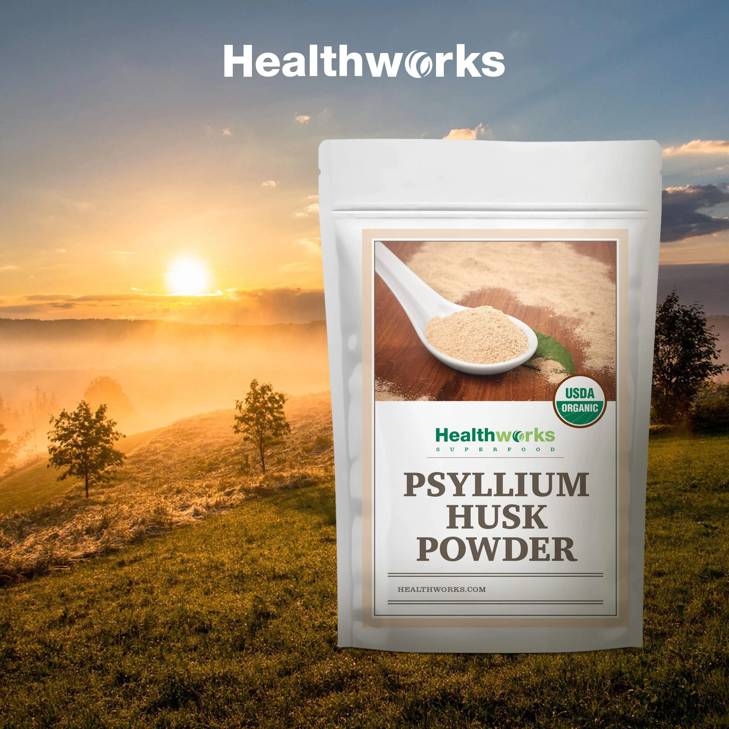 Healthworks Psyllium Husk Powder Organic - 32 Oz / 2 Lbs - Raw - Certified Organic - Finely Ground Powder from India - Keto, Vegan & Non-GMO - Fiber Support - Image 7