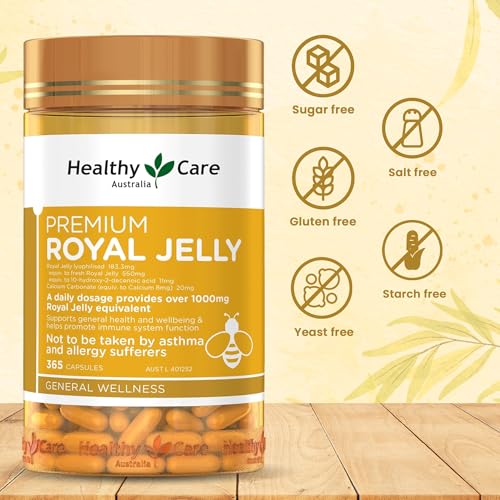 Healthy Care Royal Jelly 1000, 365 Capsules – Made in Australia - Image 3